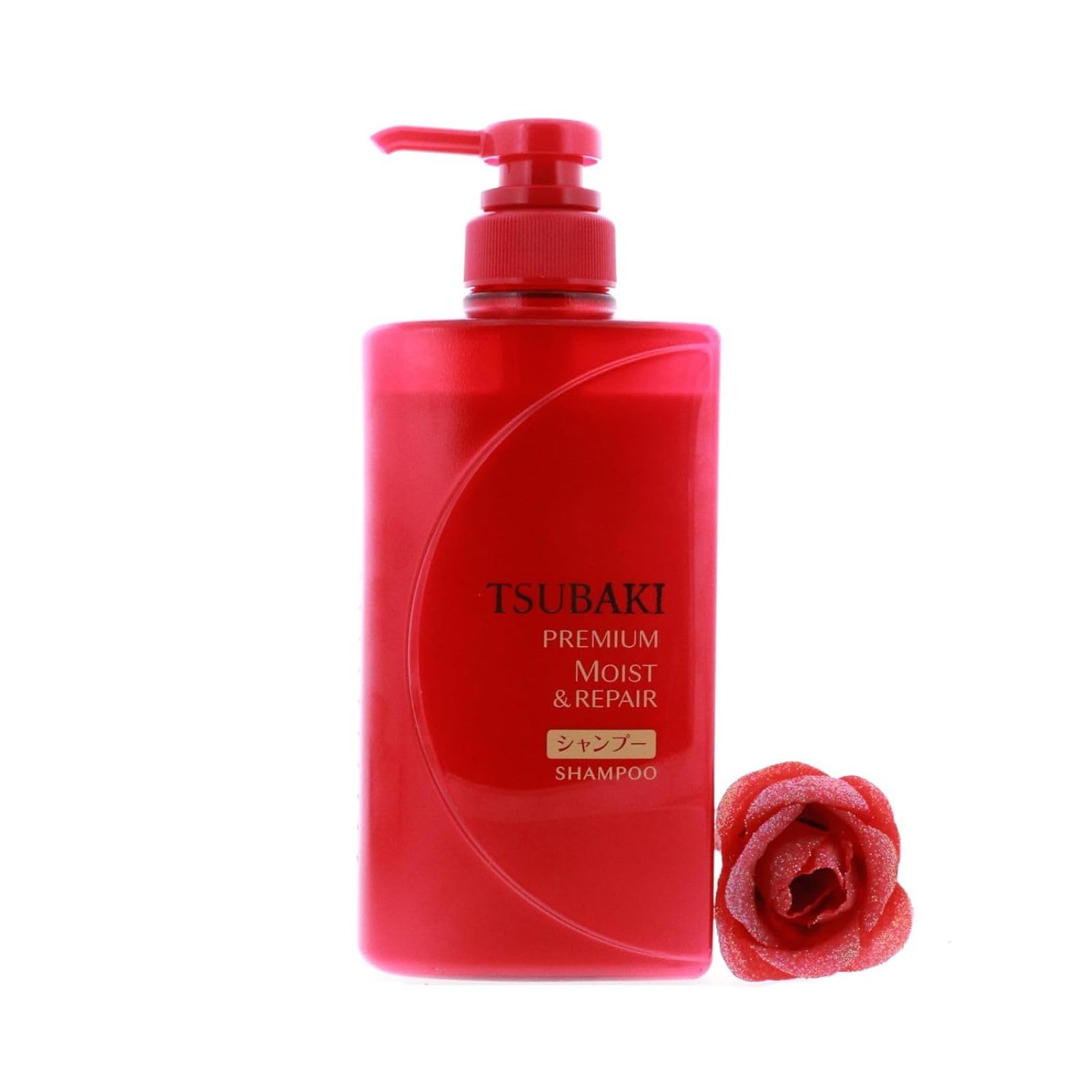 SHISEIDO TSUBAKI RED EXTRA MOIST SHAMPOO (490ML)