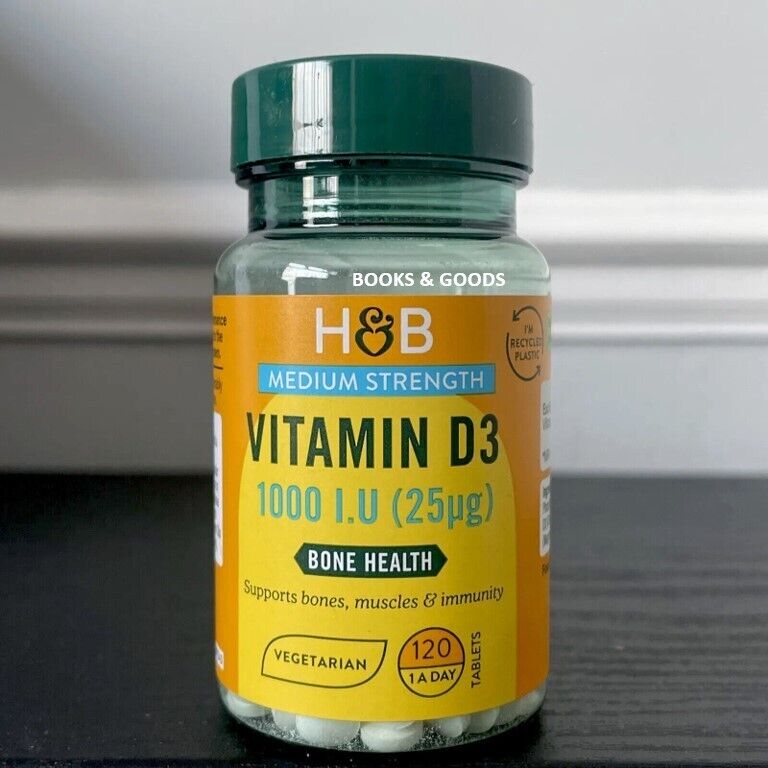 H&B Vitamin D3  120 Tablet for day 120
