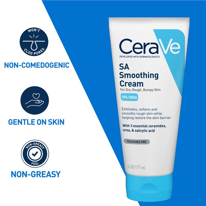 Cerave-SA Smoothing Cream For Rough & Bumpy Ski-177ml