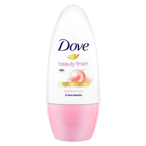 Dove Beauty Finish Roll-On Anti-Perspirant Deodorant Roll On 50Ml - Pack Of 2