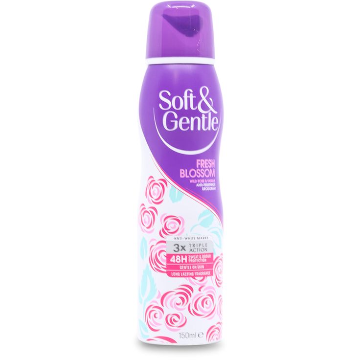 Soft and Gentle Fresh Blossom Antiperspirant Deodorant Spray 150ml