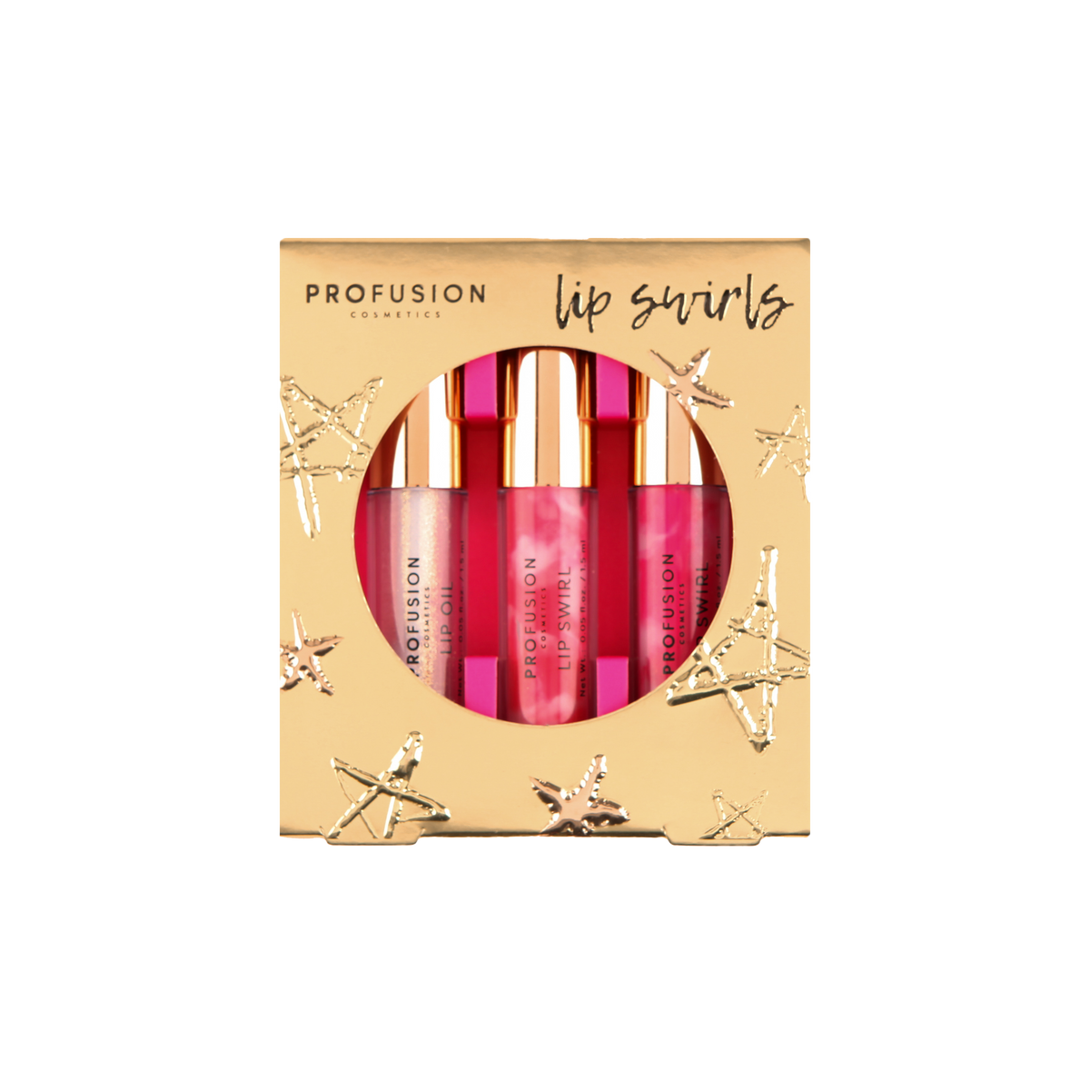 Profusion 3 Mini Lip Swirls Lip Gloss Set-lip gloss set