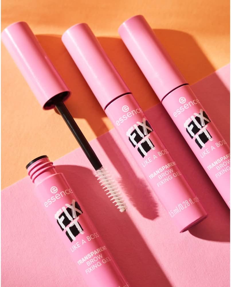 essence | Fix It Like A Boss Transparent Brow Fixing Gel | Long Lasting, Fast Drying Brow Sculpting Gel |