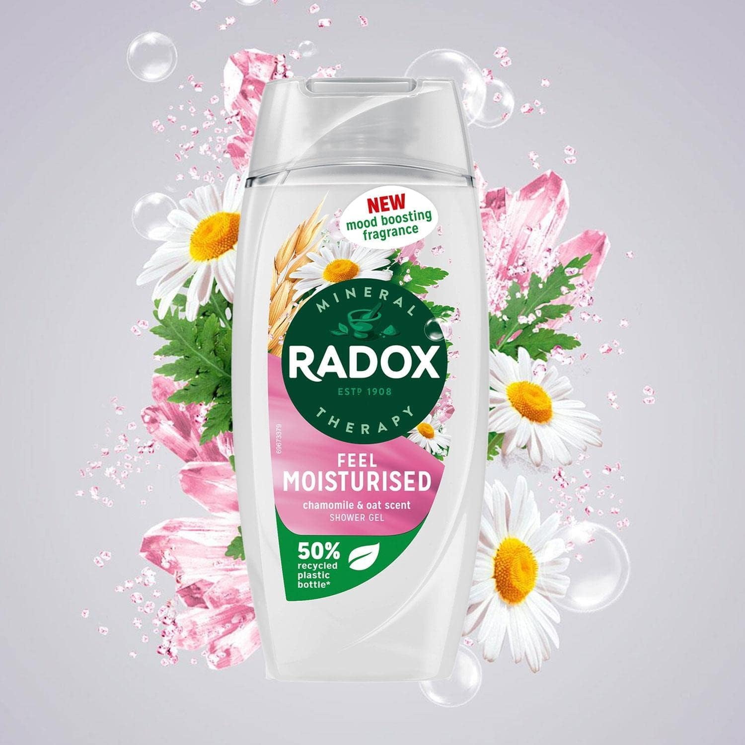 Radox Feel Moisturised Shower Gel 225ml with Chamomile & Oat