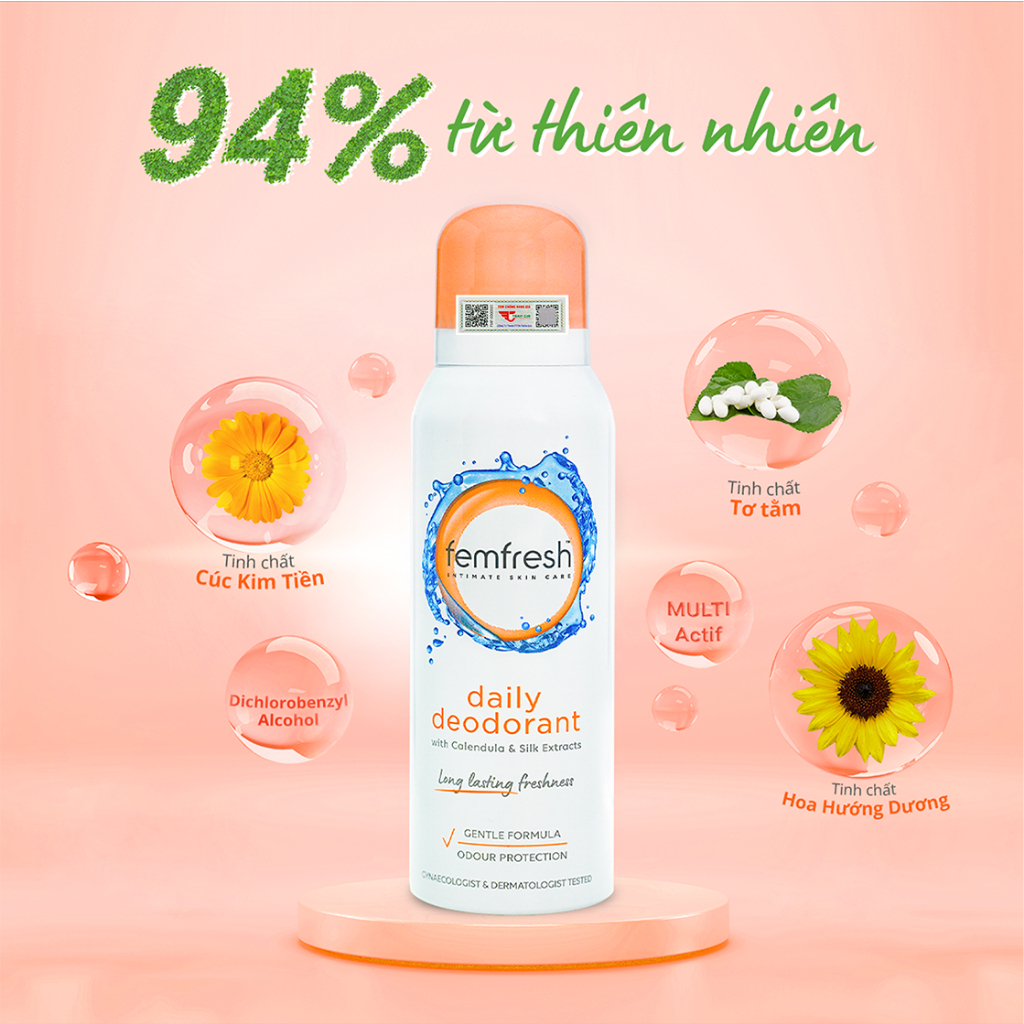 Femfresh Daily Freshness Intimate Deodorant 125ml