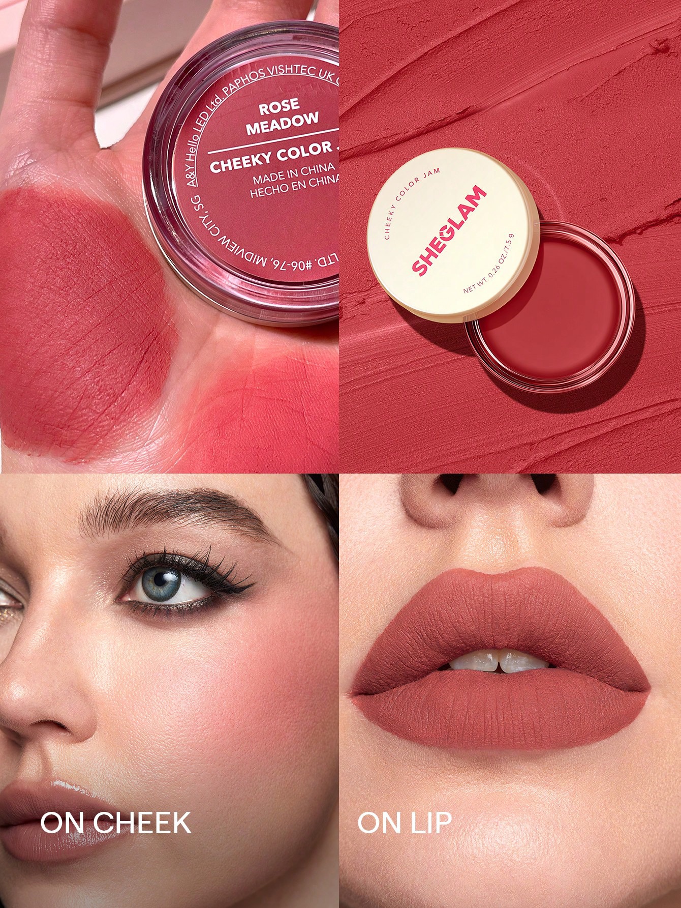 Sheglam-Cheeky Color Jam-Rose Meadow