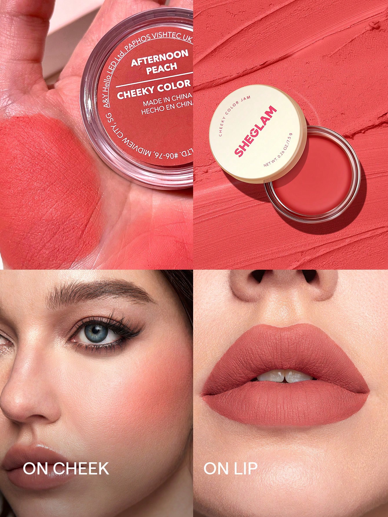 Sheglam-Cheeky Color Jam-Afternoon Peach