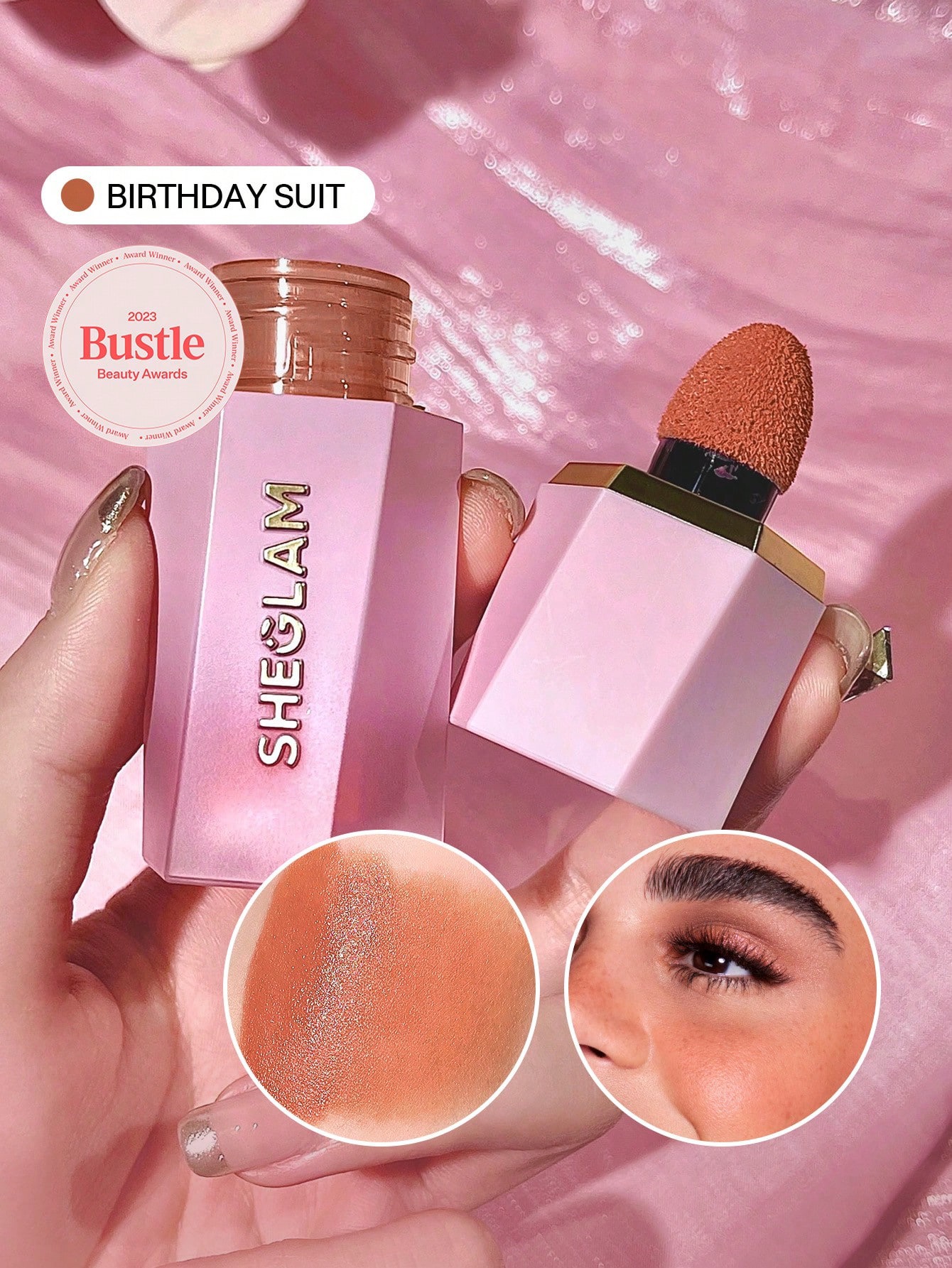 Sheglam-Color Bloom Liquid Blush Matte Finish-Birthday Suit