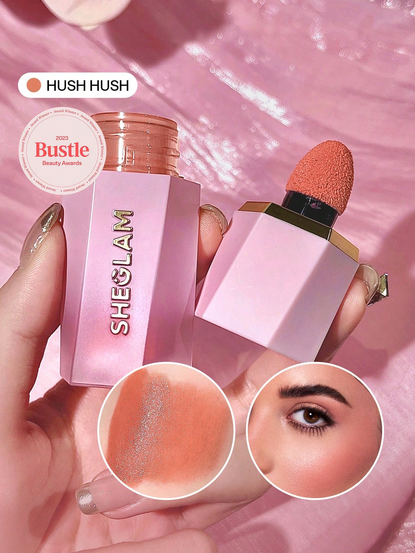 Sheglam-Color Bloom Liquid Blush Matte Finish-Hush Hush