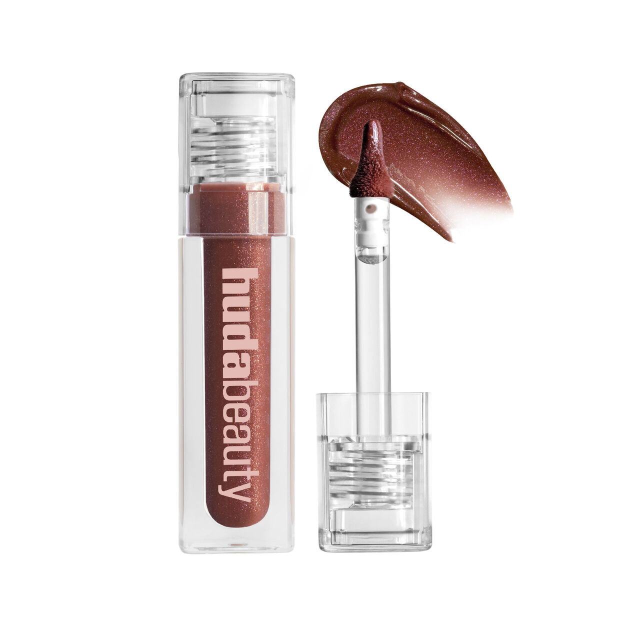 huda beauty gloss Nude FAUX FILLER( She Fire)