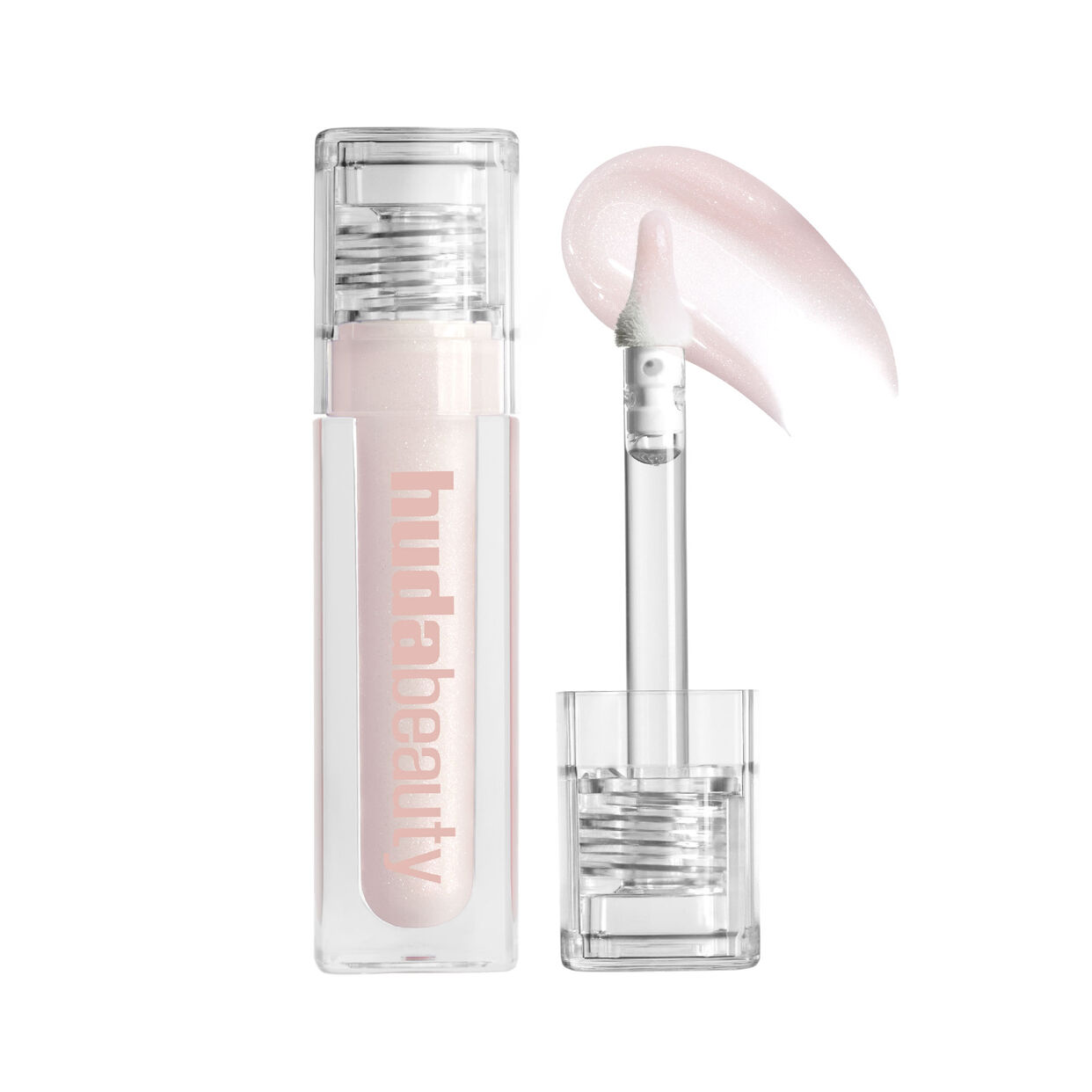 huda beauty Lip Gloss Nude FAUX FILLER ( She Glitzy)