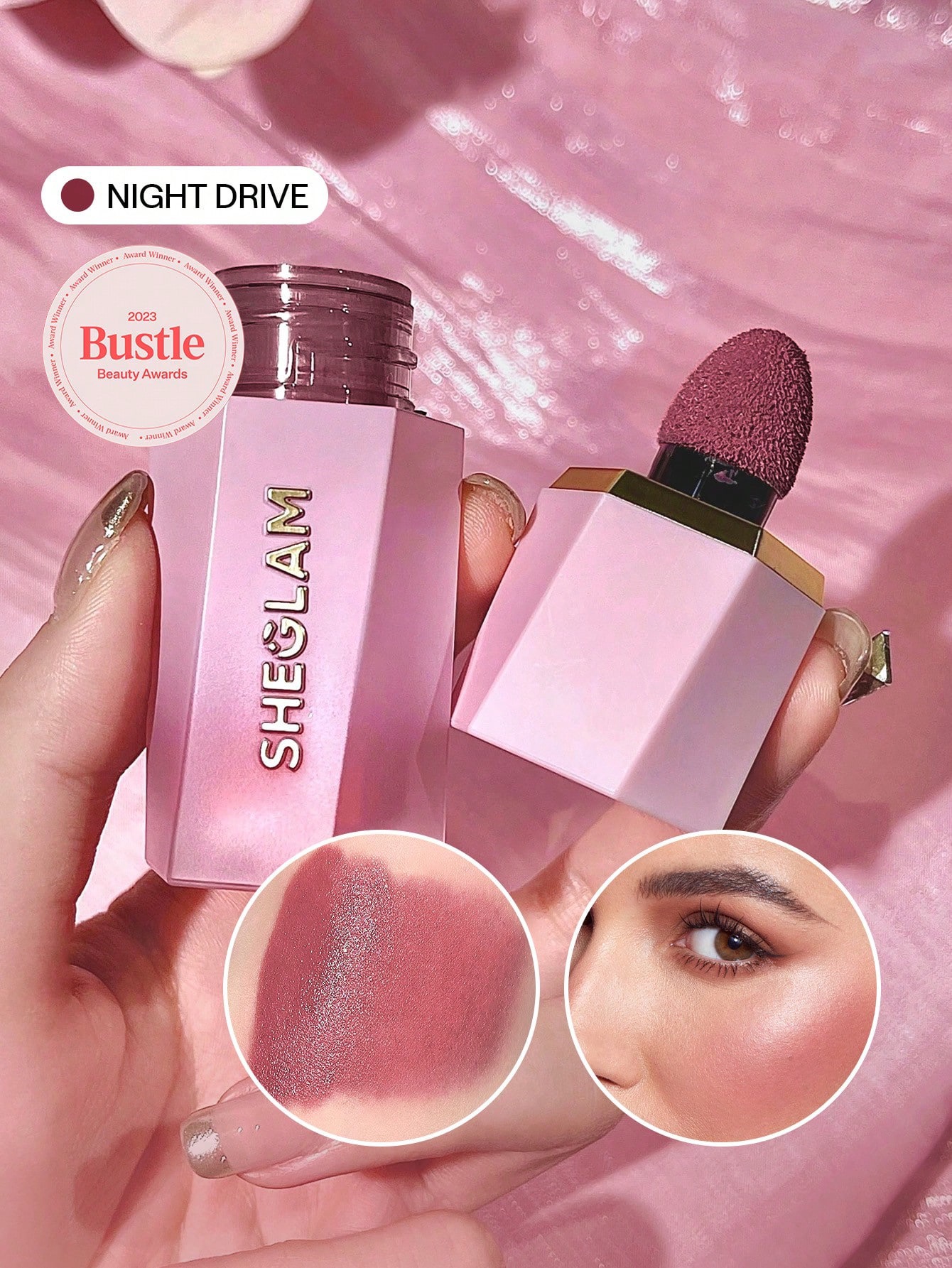 Sheglam-Color Bloom Liquid Blush-Night Drive