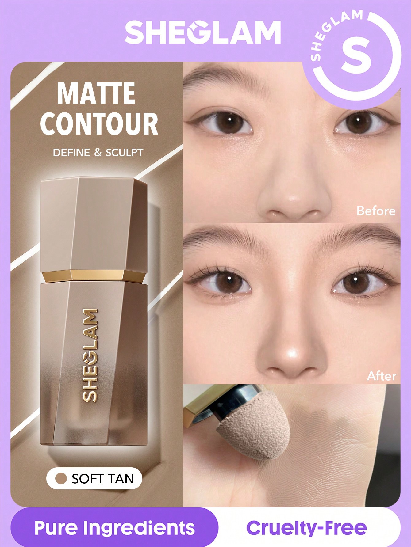 Sheglam-Sun Sculpt Liquid Contour-Soft Tan