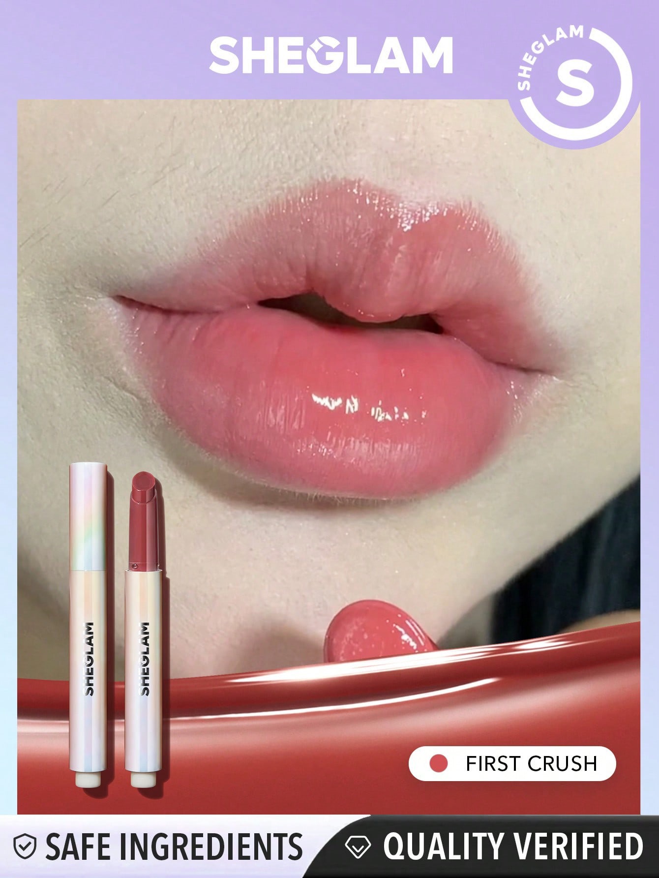 Sheglam-Pout-Perfect Shine Lip Plumper-First Crush