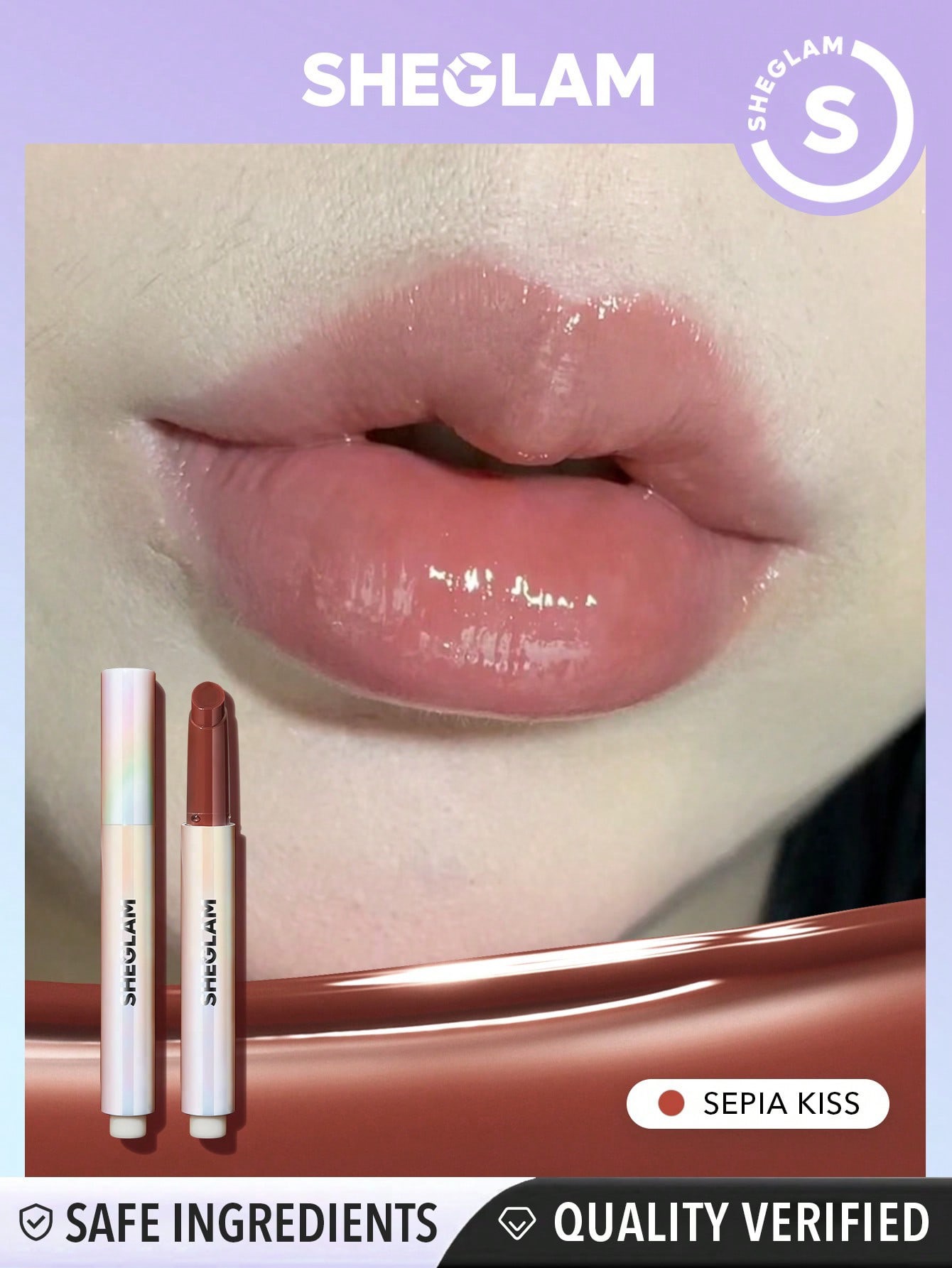 Sheglam-Pout-Perfect Shine Lip Plumper-Sepia Kiss