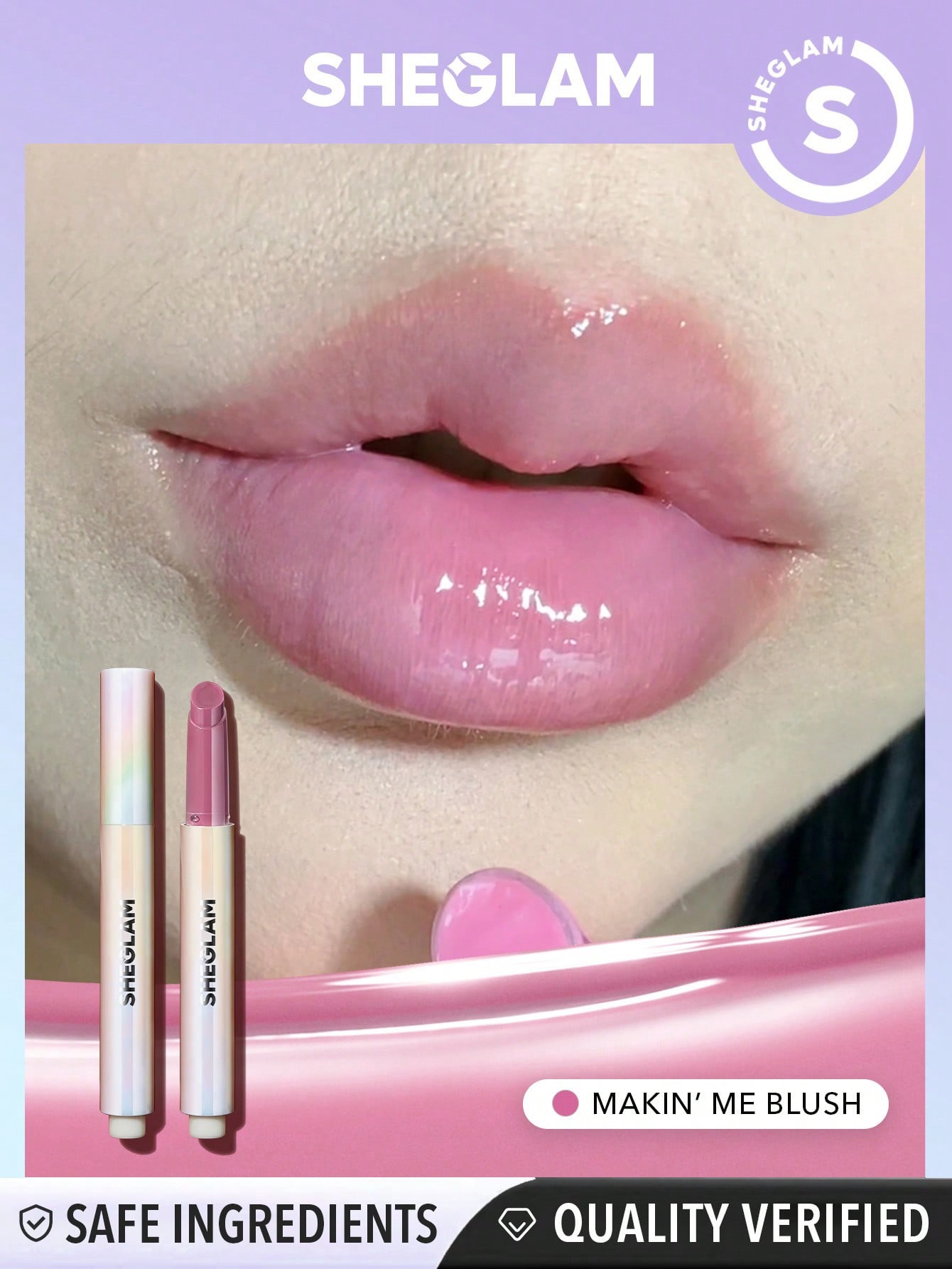 Sheglam-Pout-Perfect Shine Lip Plumper-Makin' Me Blush