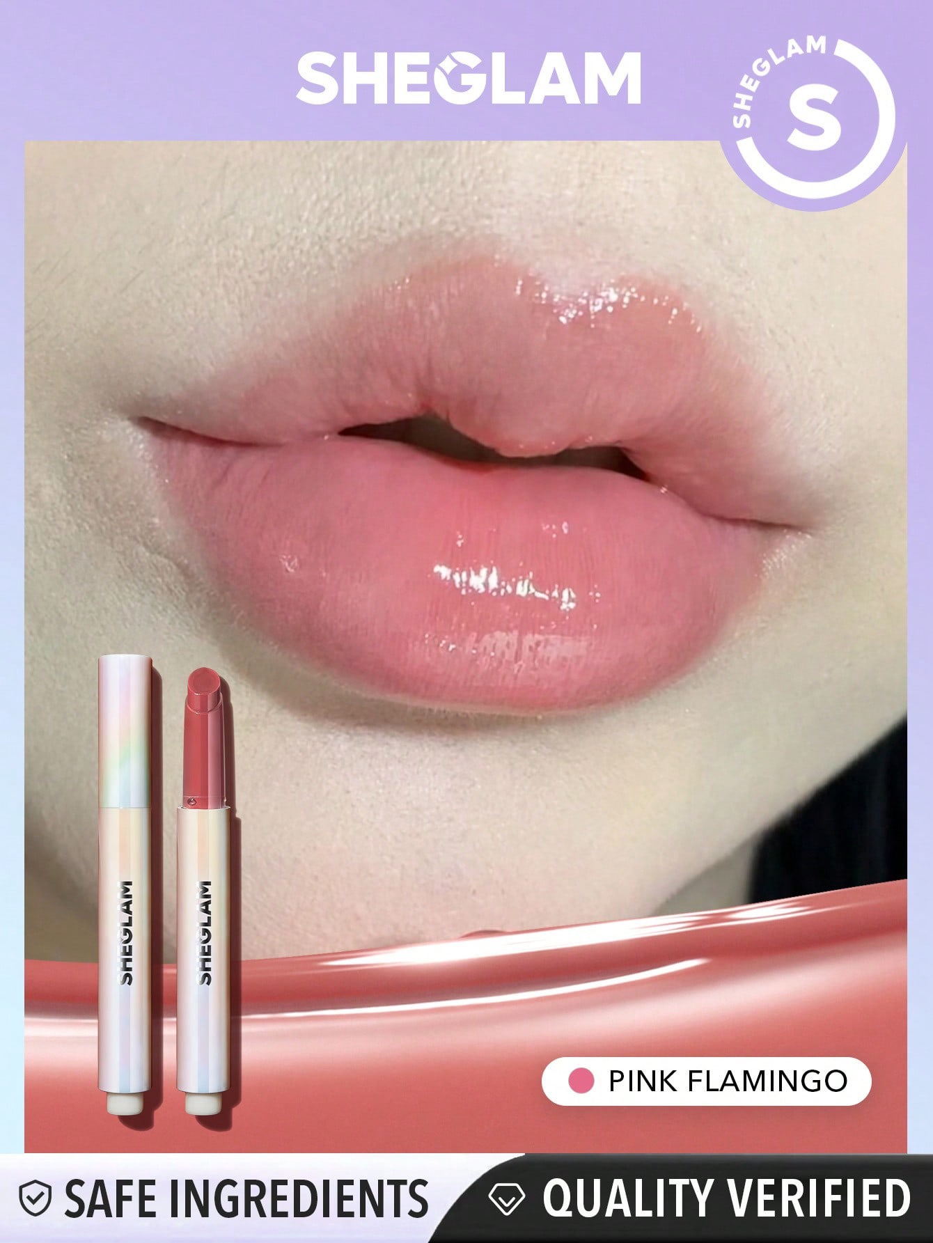 Sheglam-Pout-Perfect Shine Lip Plumper-Pink Flamingo