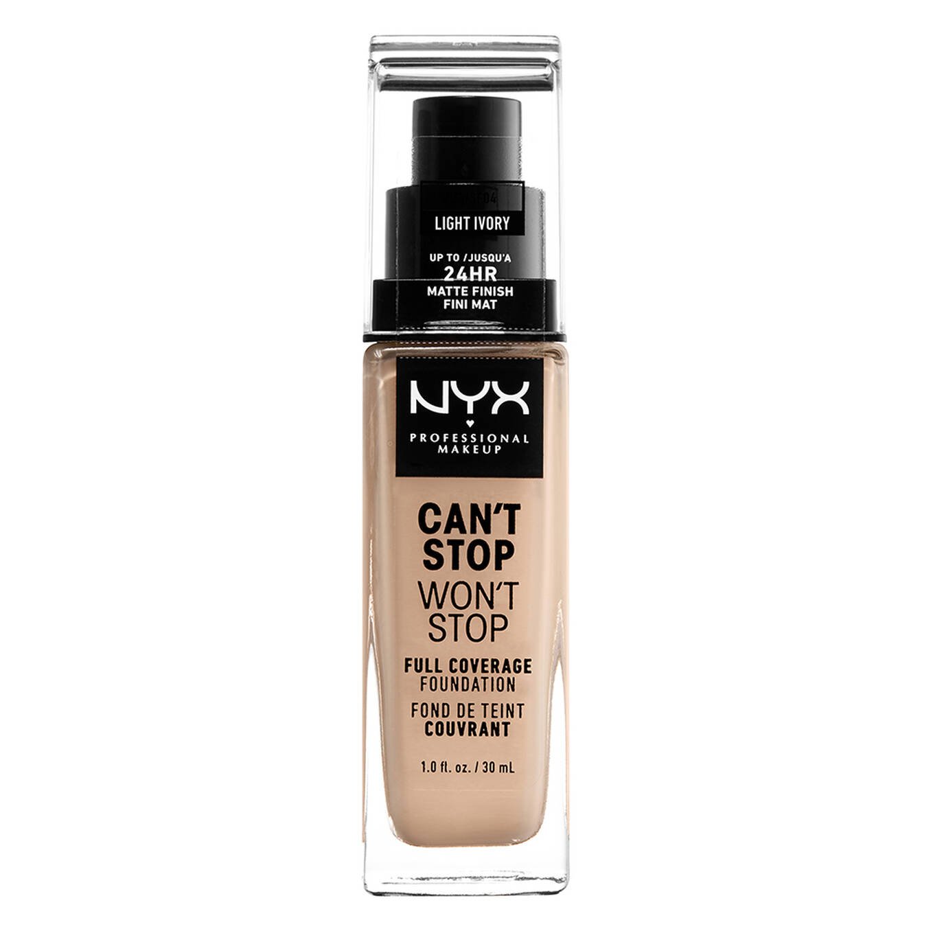 Nyx CAN'T STOP WON'T STOP FOUNDATION( light ivory)