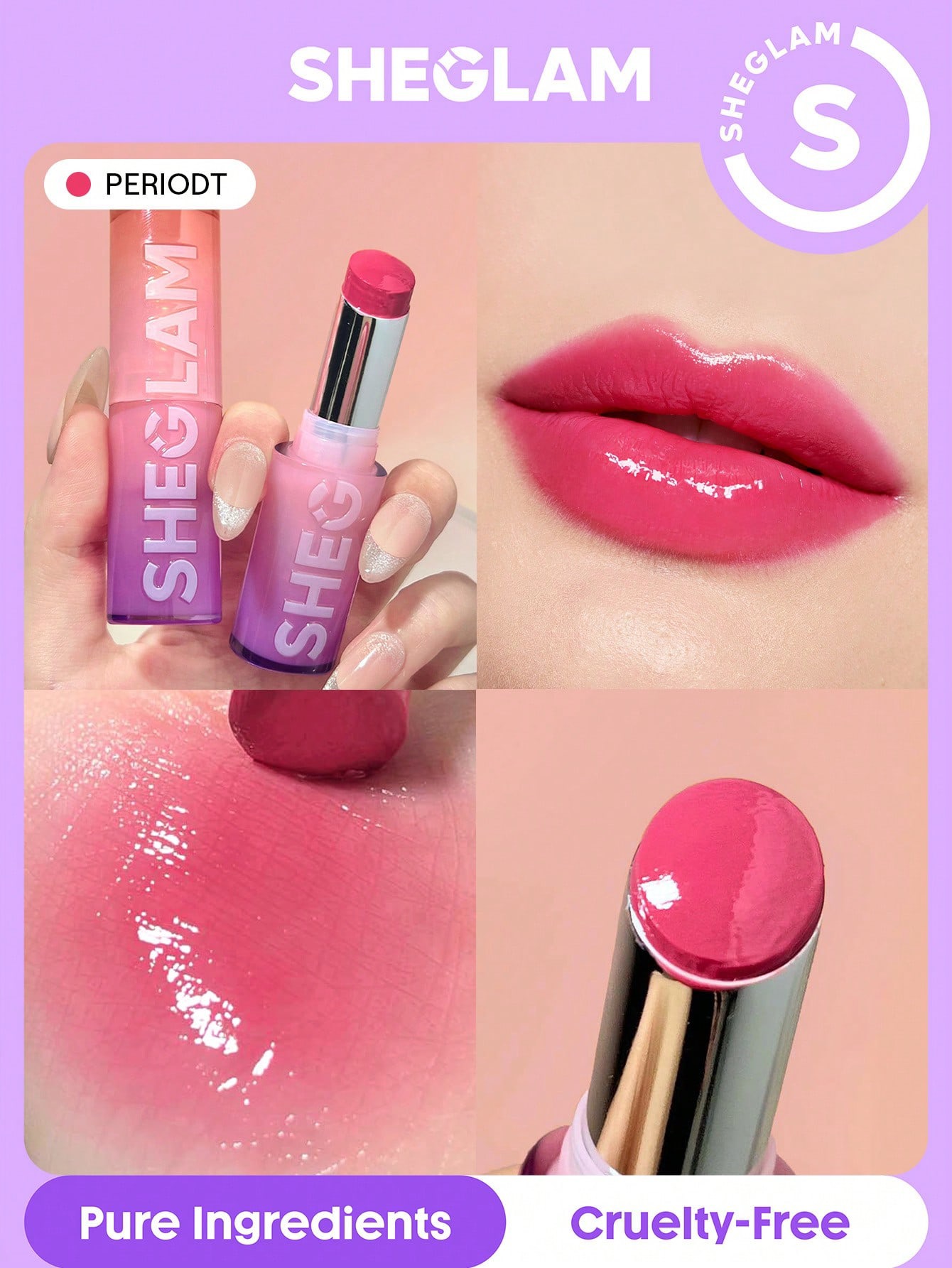 Sheglam-Mirror Kiss High-Shine Lipstick-Periodt