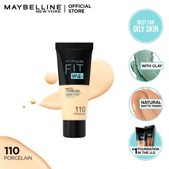 Maybelline Fit Me® Matte + Poreless Foundation (110)