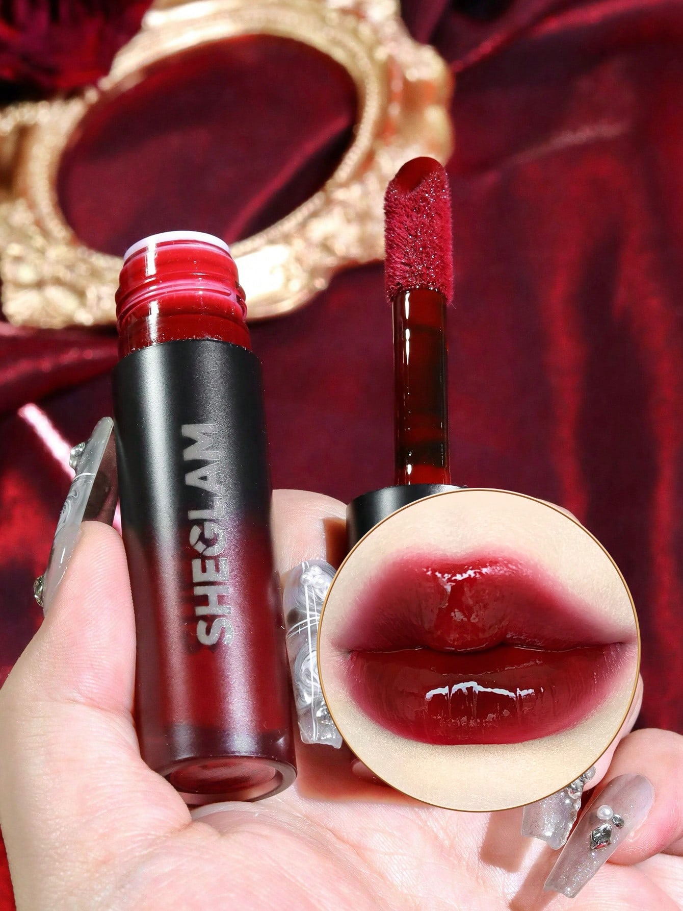 Sheglam-Ember Rose Immortal Love Nourishing Lip Gloss-Everlasting
