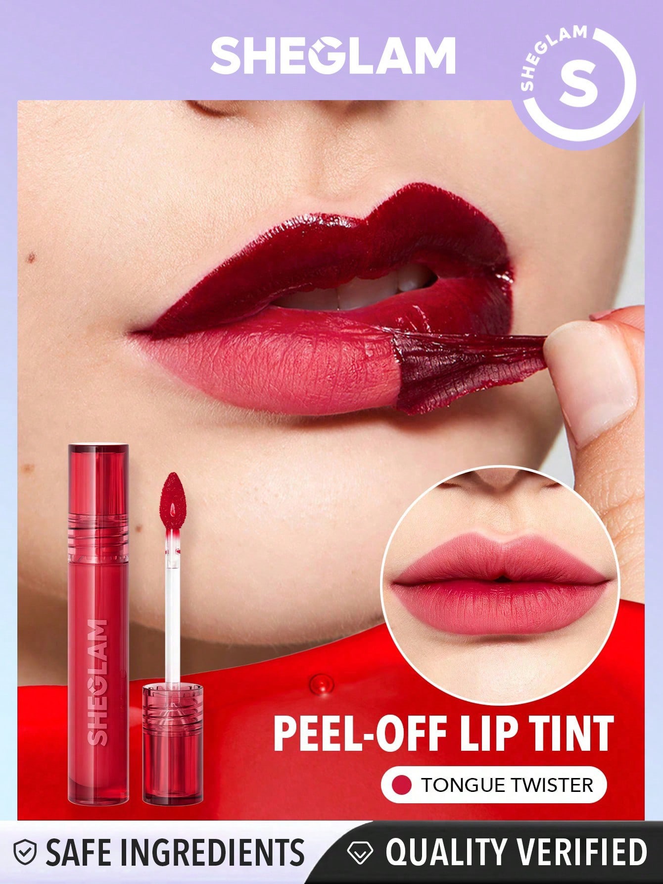 Sheglam-Peel Talk Lip Tint-Tongue Twister