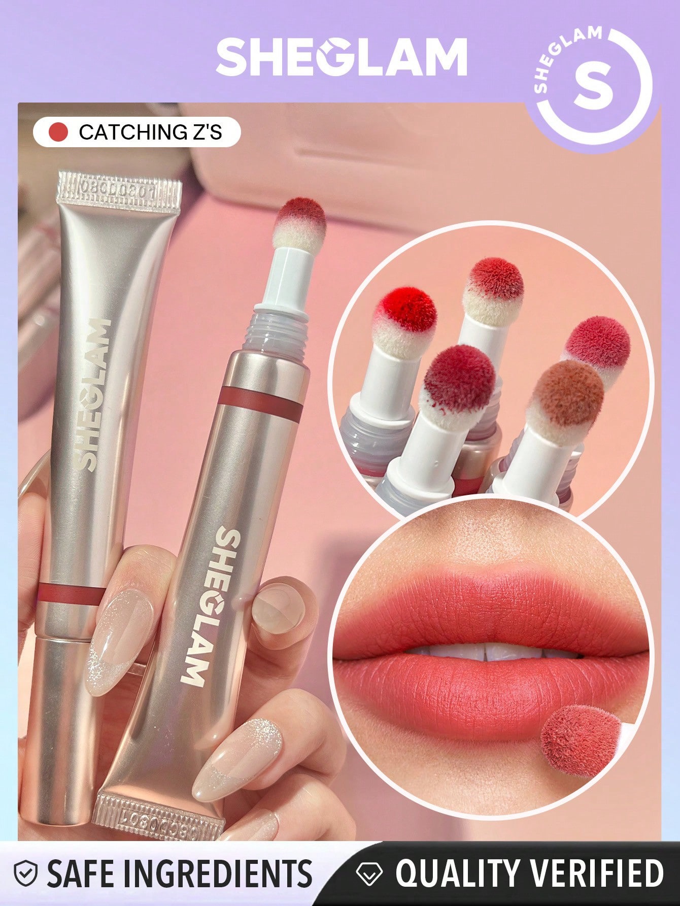 Sheglam-Pout Pillow Cushion Matte Liquid Lipstick-Catching Z's