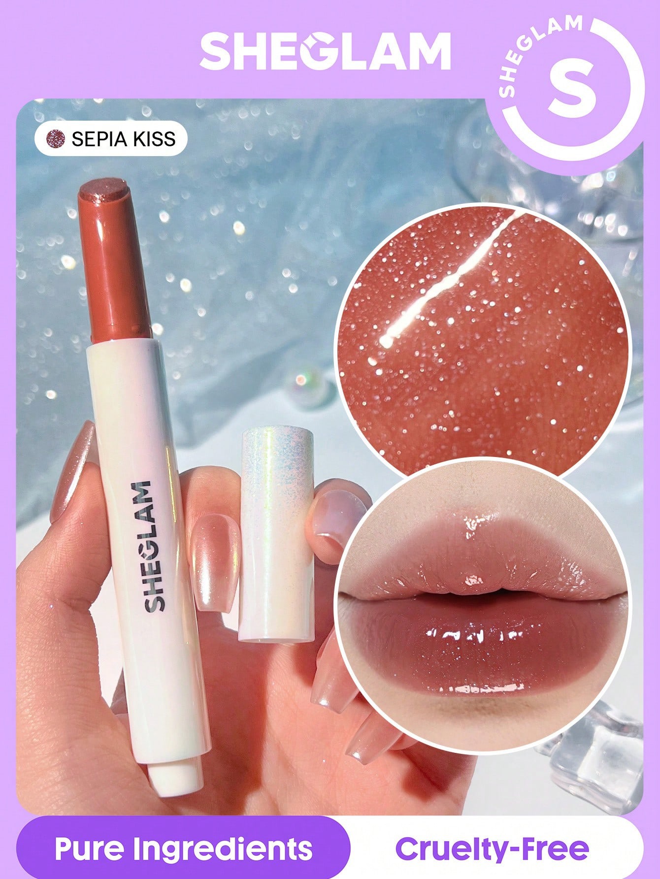 Sheglam-Pout-Perfect Shimmer Lip Plumper-Sepia Kiss