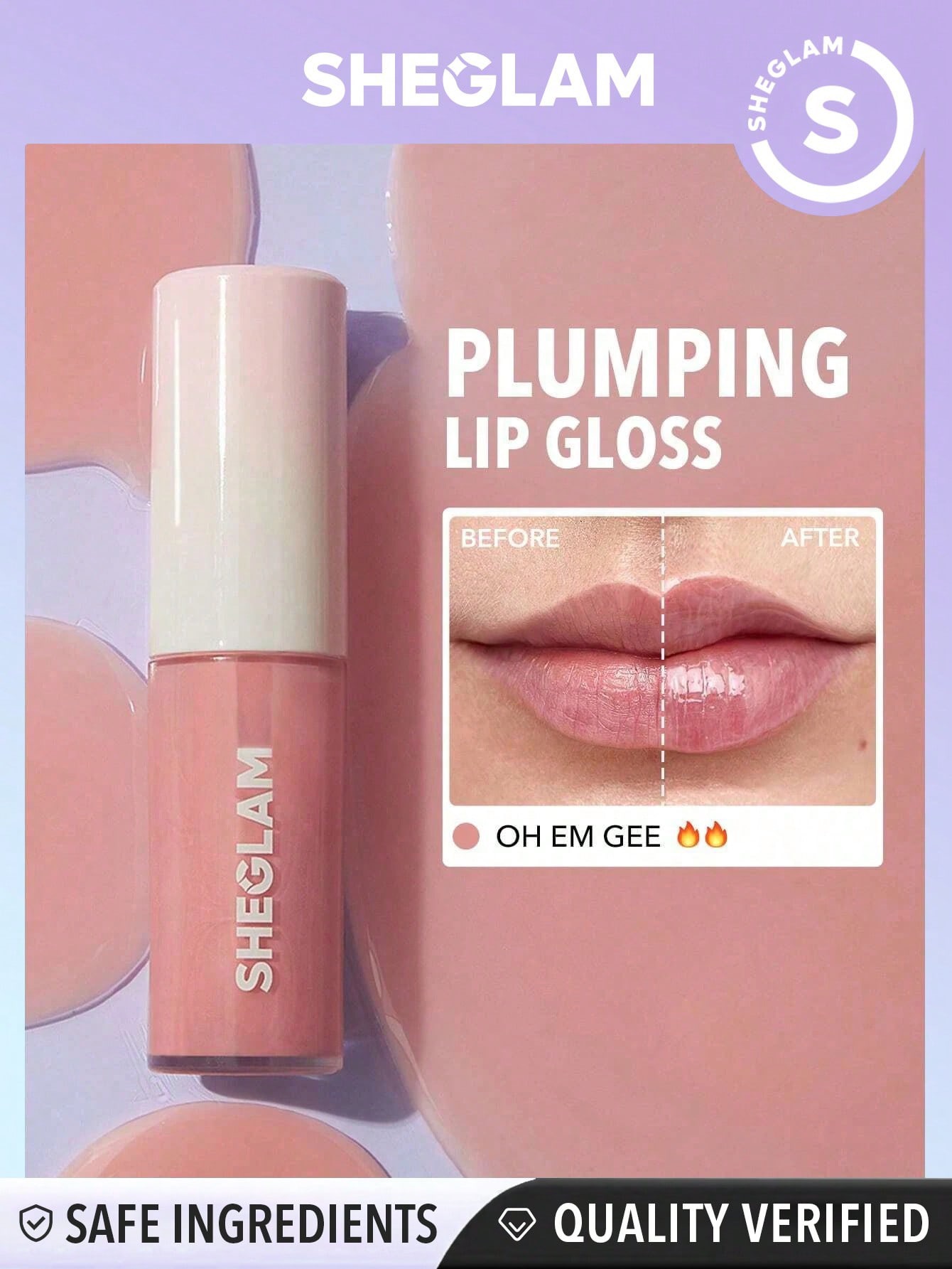 Sheglam-Hot Goss Plumping Lip Gloss-Oh Em Gee