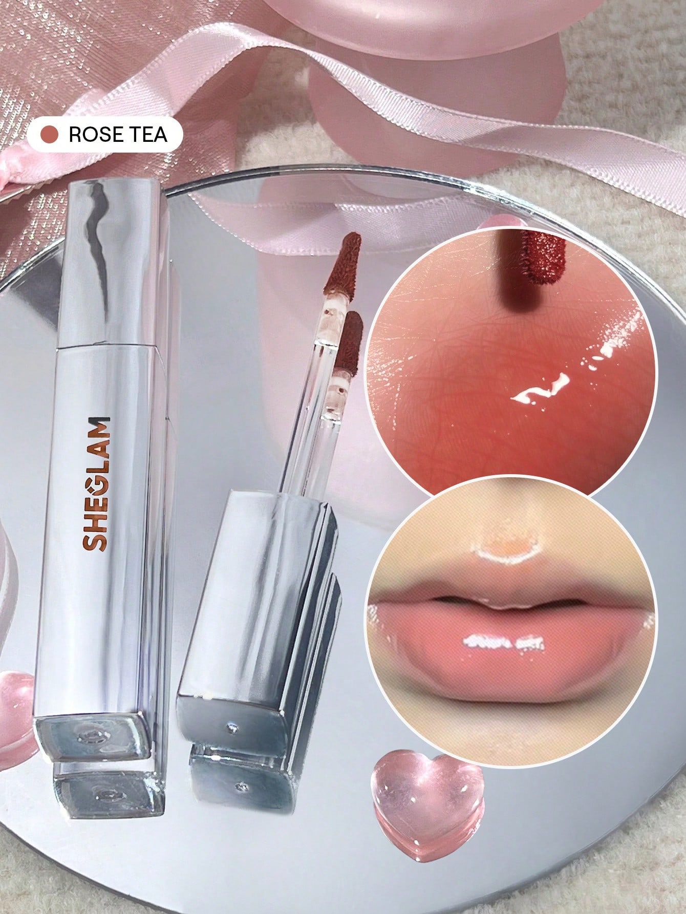 Sheglam-Glaze Daze Lip Gloss-Rose Tea