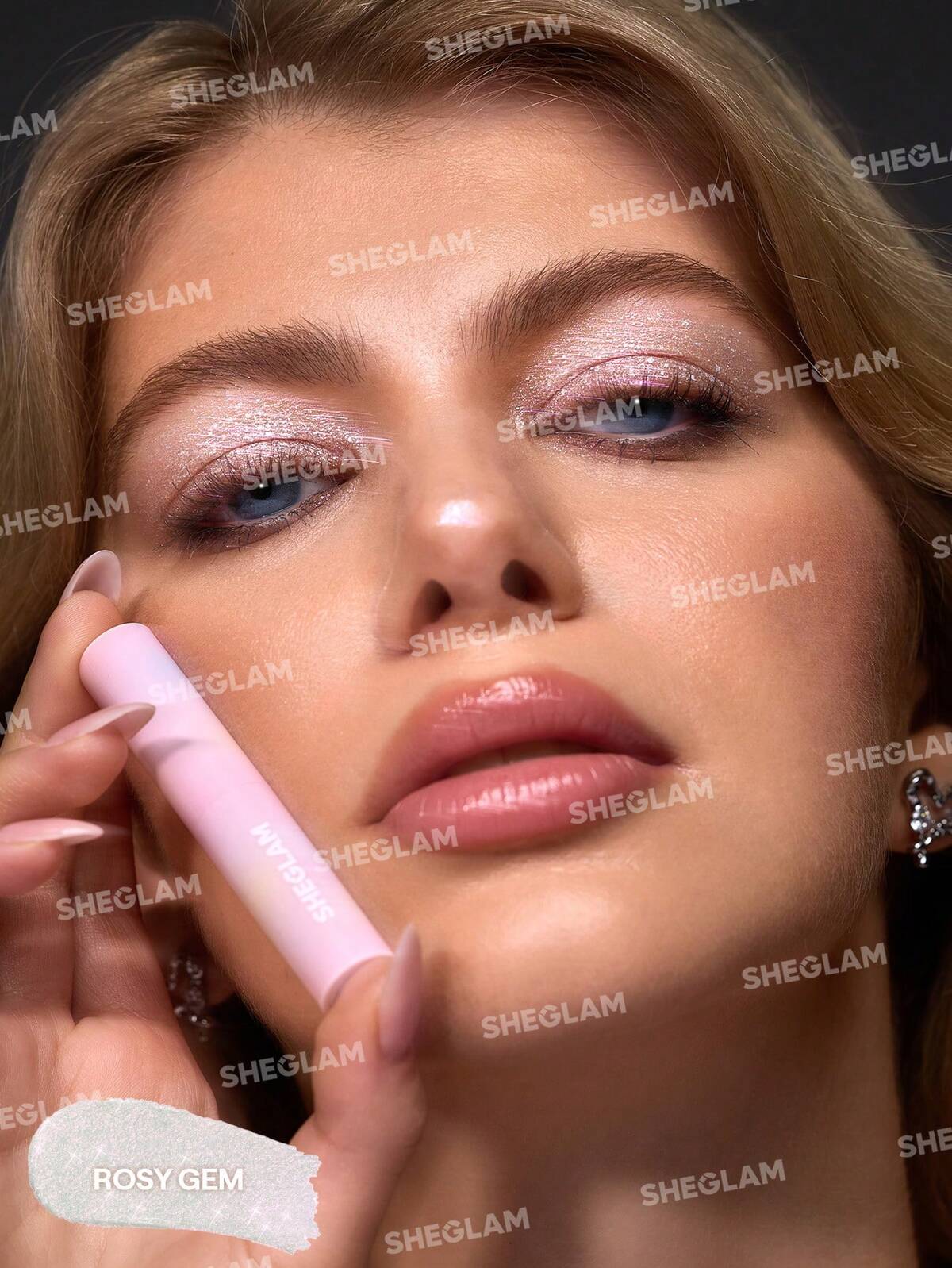Sheglam-Crystal Jelly Glaze Stick-Rosy Gem