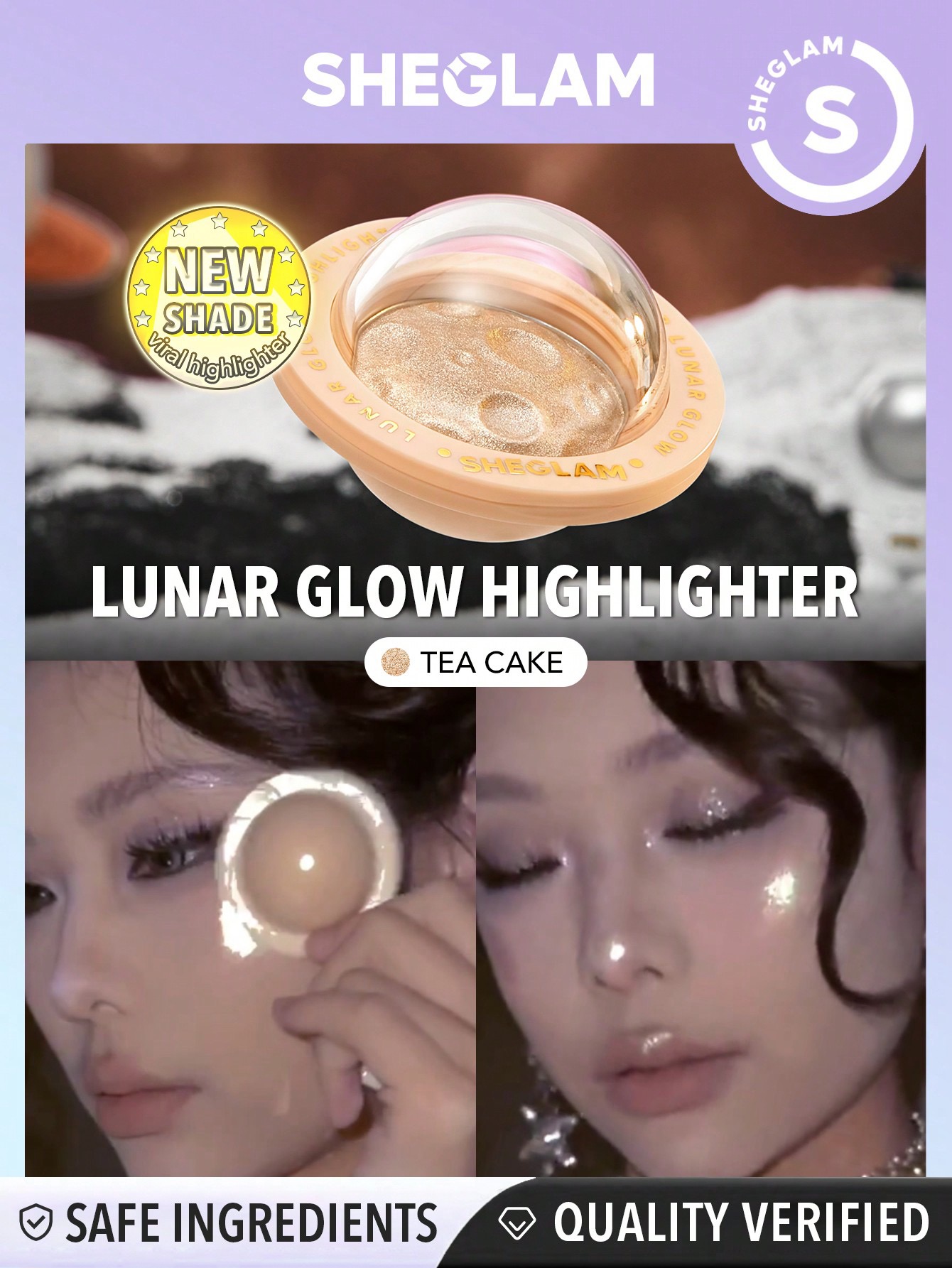 Sheglam-Lunar Glow Highlighter-Tea Cake