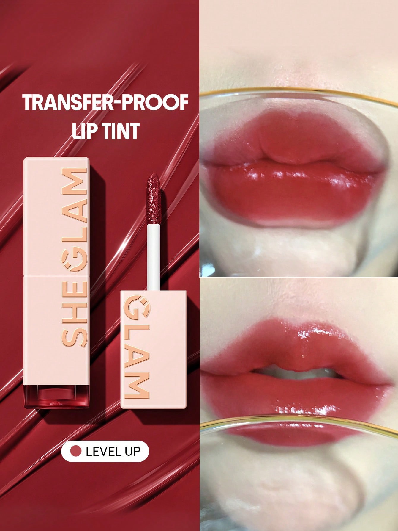 Sheglam-Take A Hint Lip Tint-level up