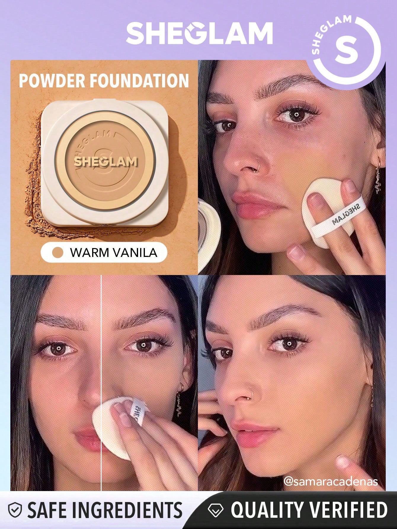 Sheglam powder foundation- warm vanilla