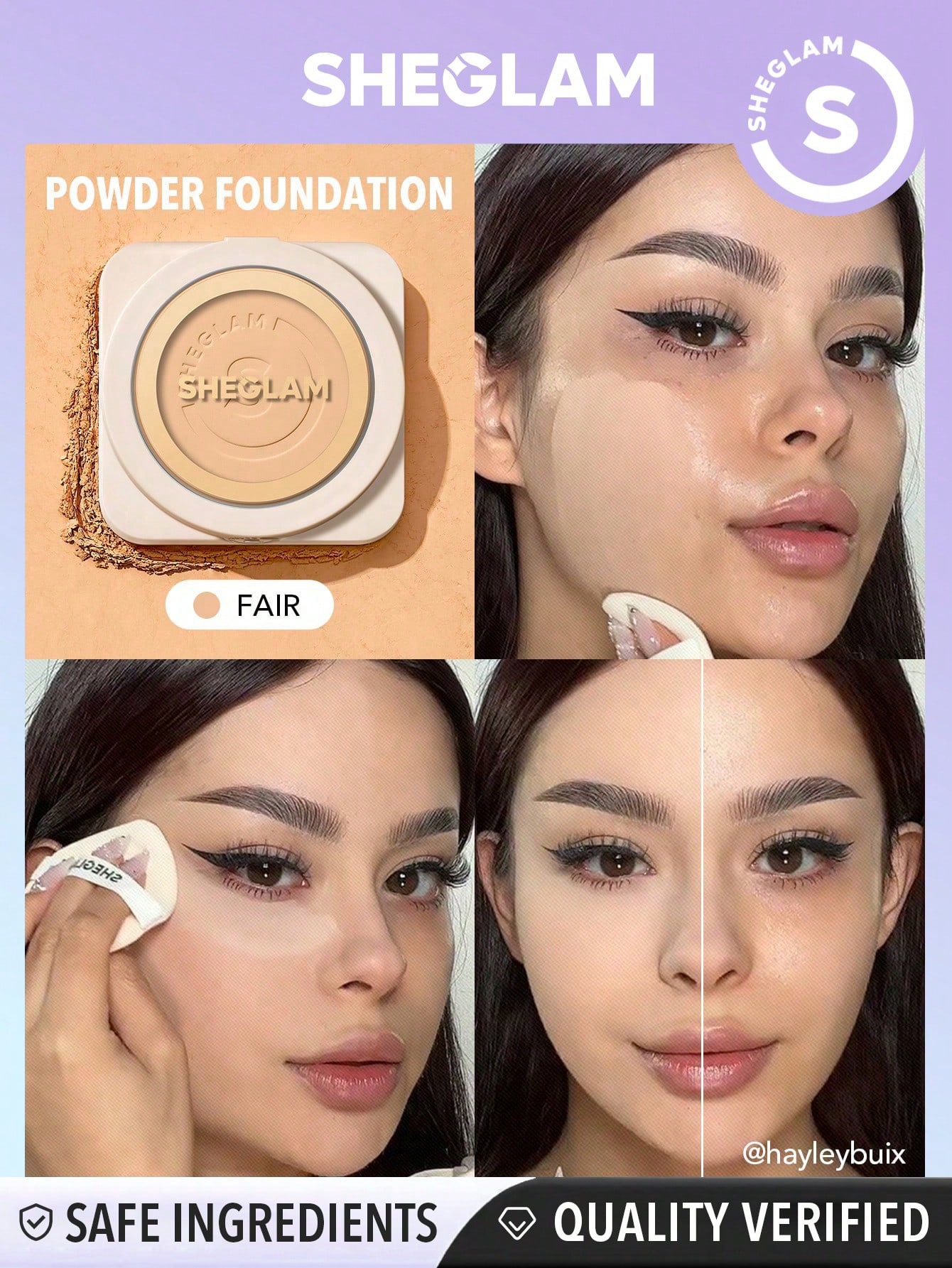 Sheglam powder foundation- fair