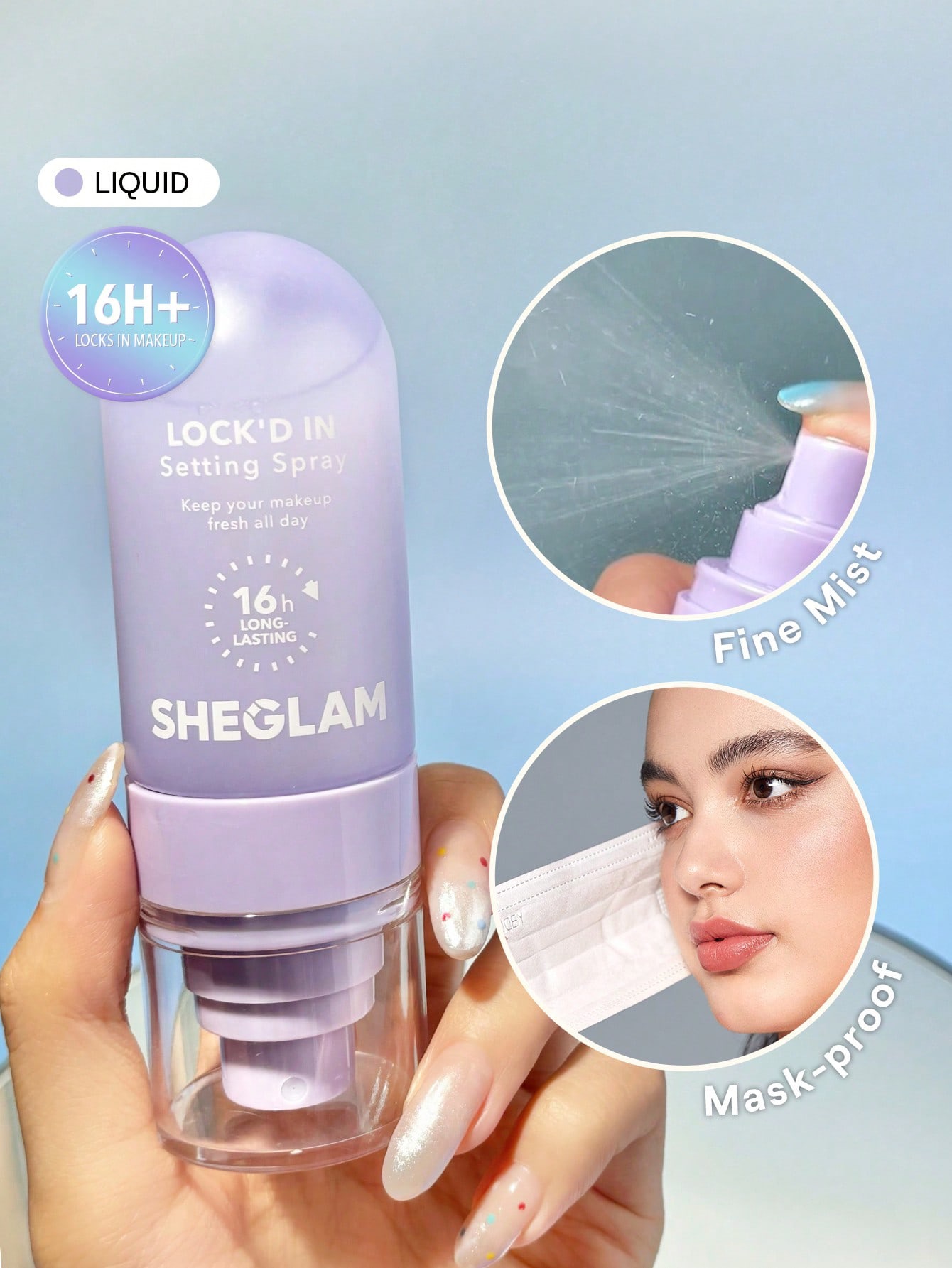 Sheglam-Lock'd In Setting Spray