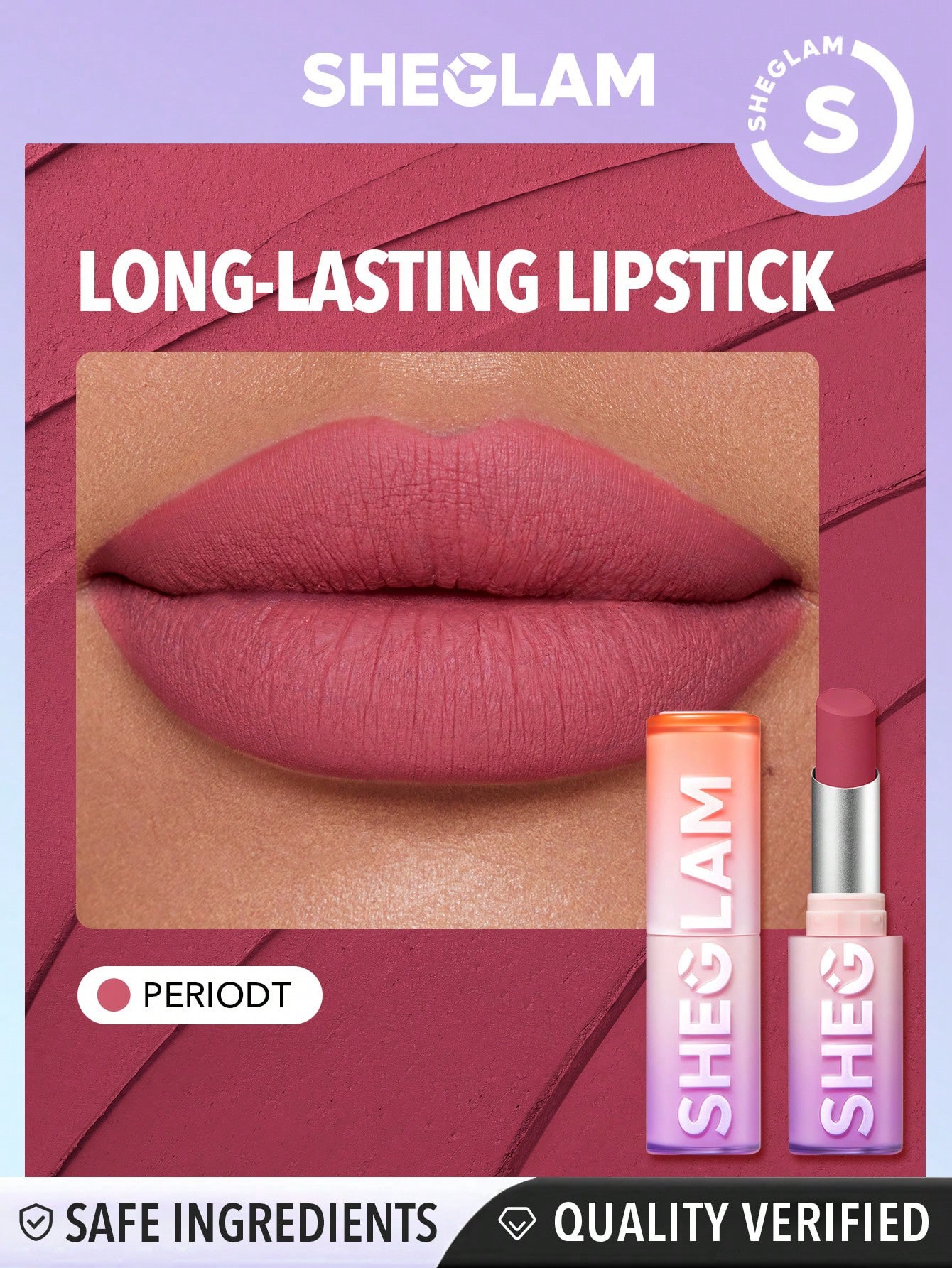 Sheglam-Dynamatte Boom Long-Lasting Matte Lipstick-periodt 