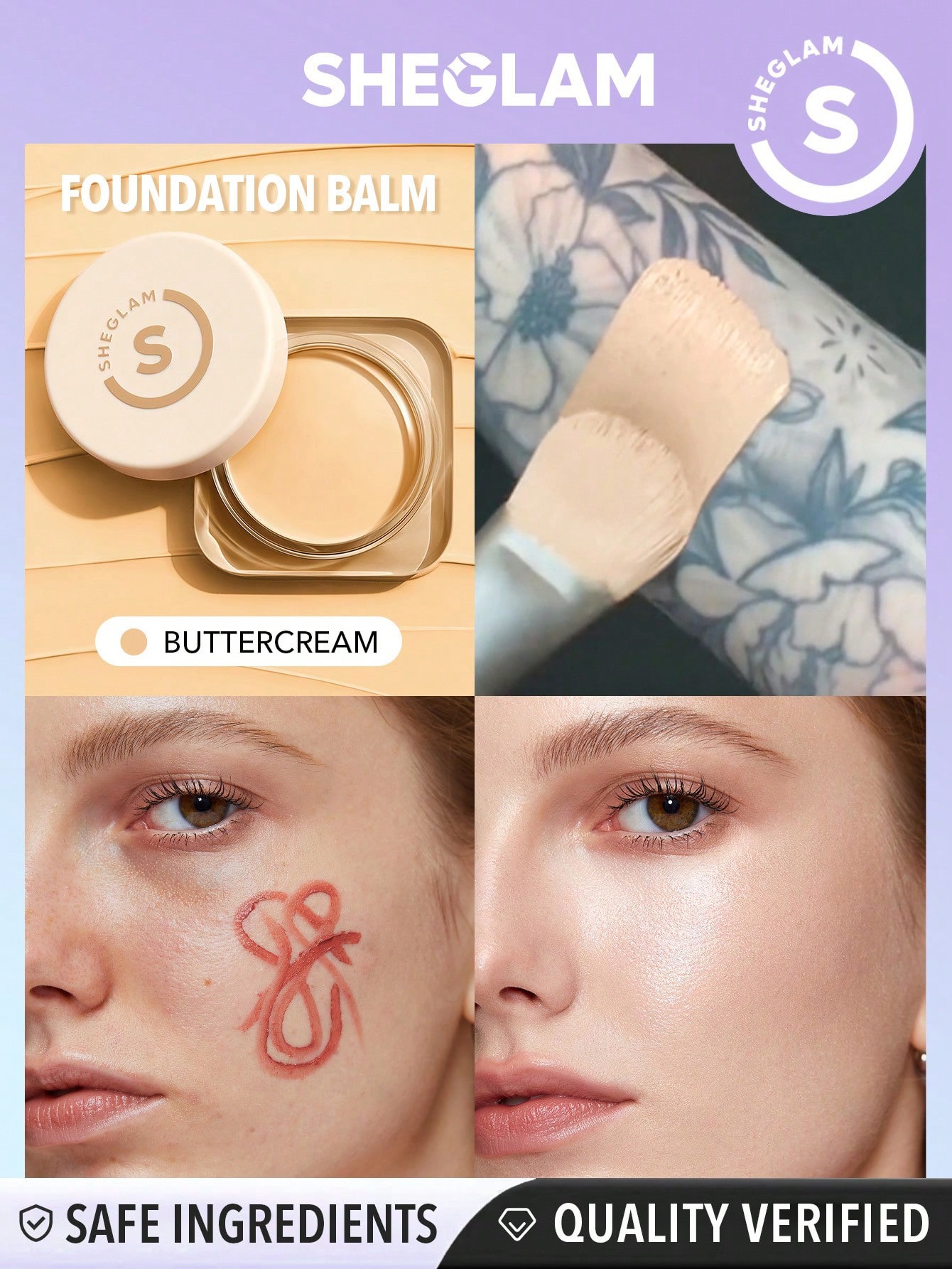Sheglam-Full Coverage Foundation Balm-buttercream