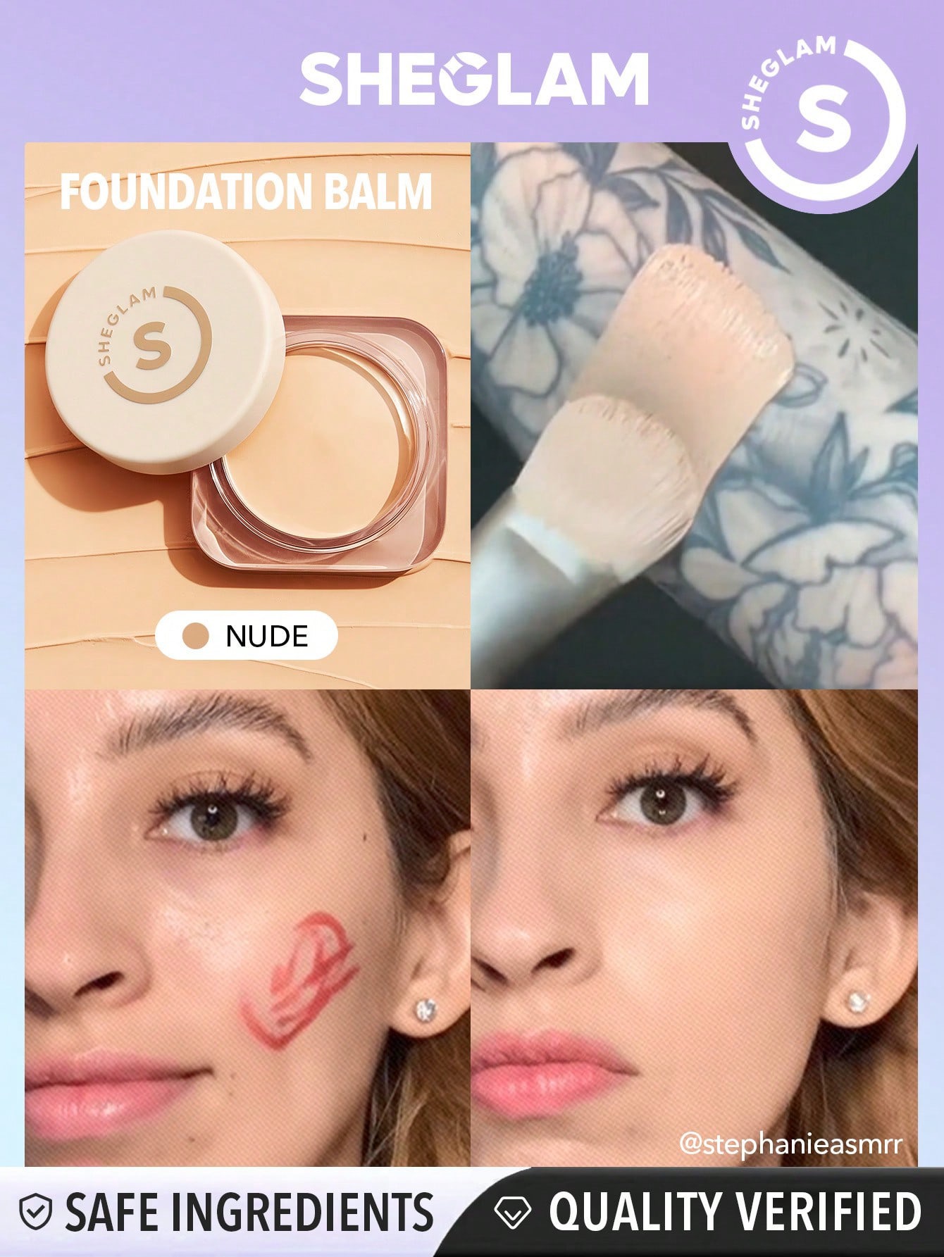Sheglam-Full Coverage Foundation Balm-Nudę