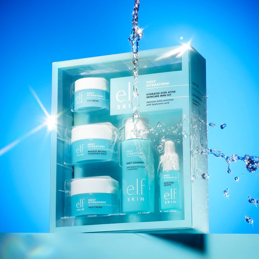 elf skin- Hydrated Ever After Skincare Mini Kit, 