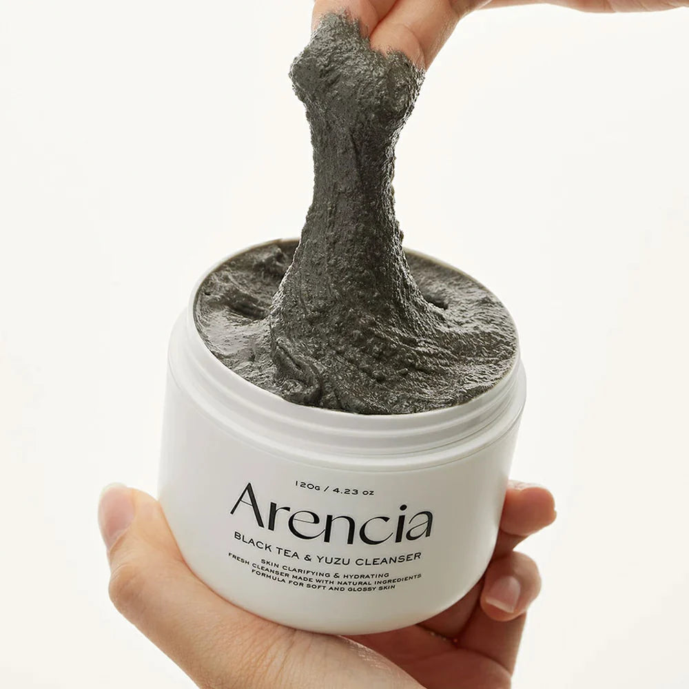 Arencia - Black Tea Rice Mochi Cleanser-120g