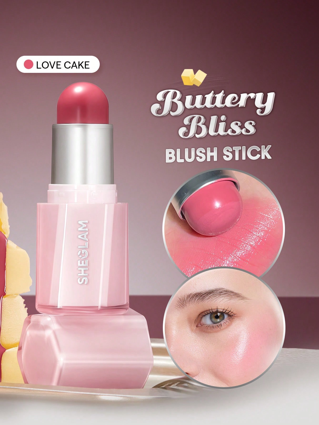 Sheglam-Buttery Bliss Blush Stick-Love Cake