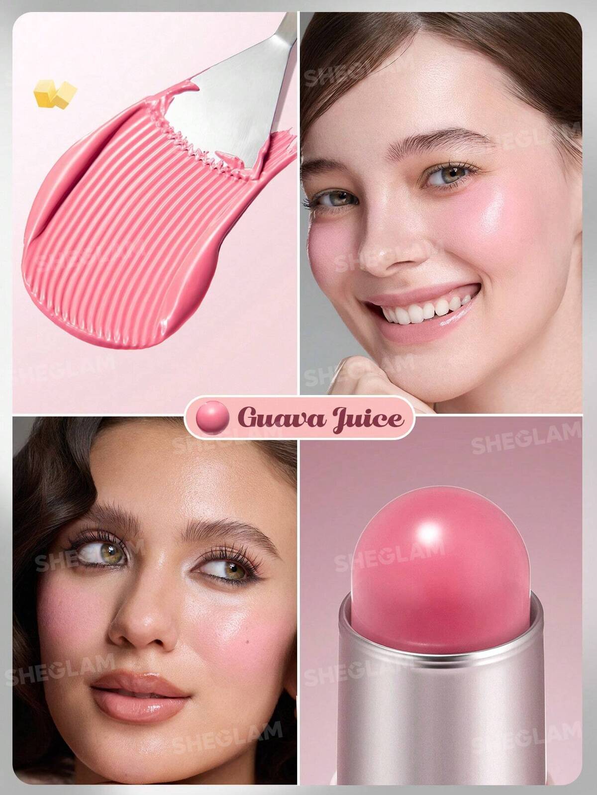 Sheglam-Buttery Bliss Blush Stick-Guava Juice