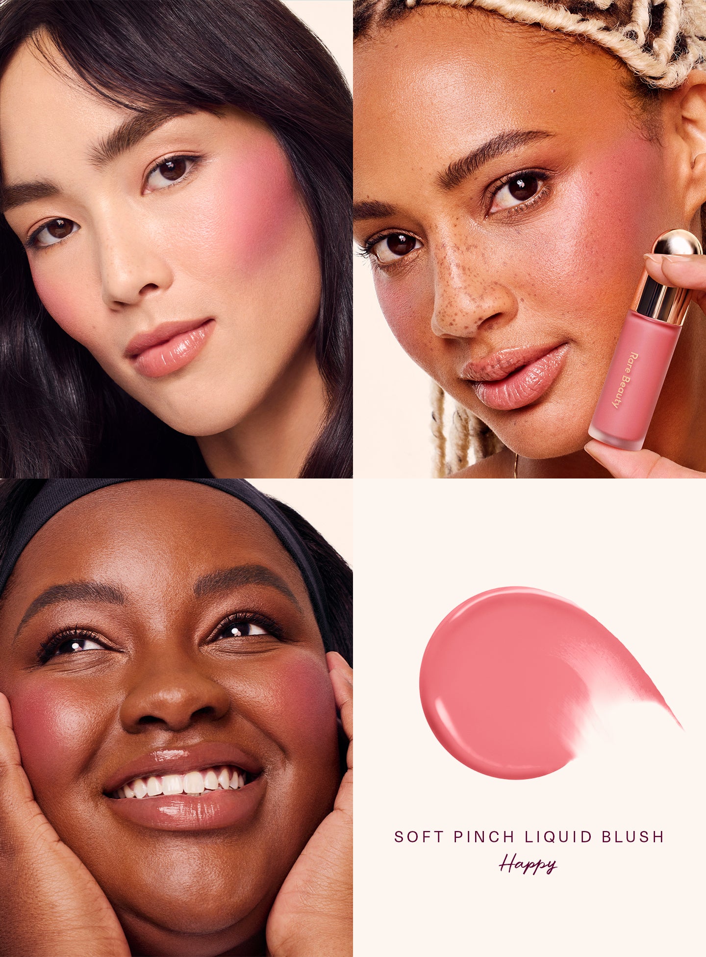 rare beauty -soft pinch liquid blush-Happy