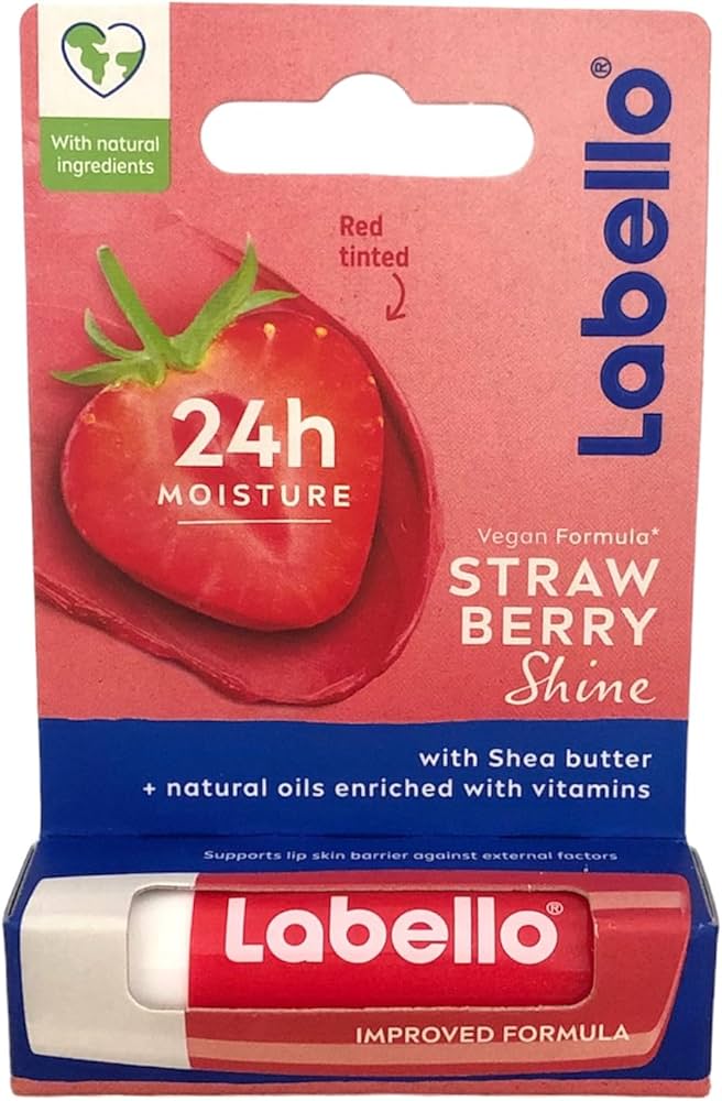 Labello-Labello Strawberry Lip Balm-4.8g