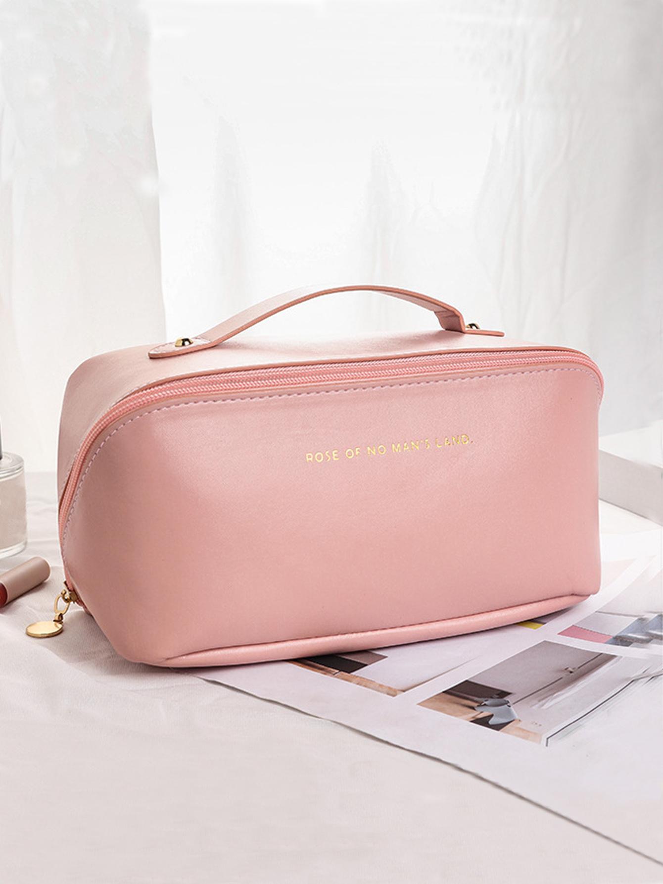 Makeup & skin care bag-dusty pink