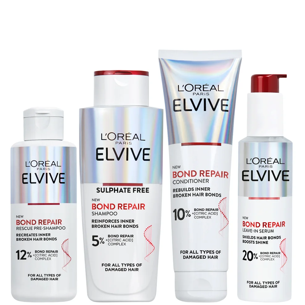 loreal Paris-Elvive Bond Repair Full Routine Set 