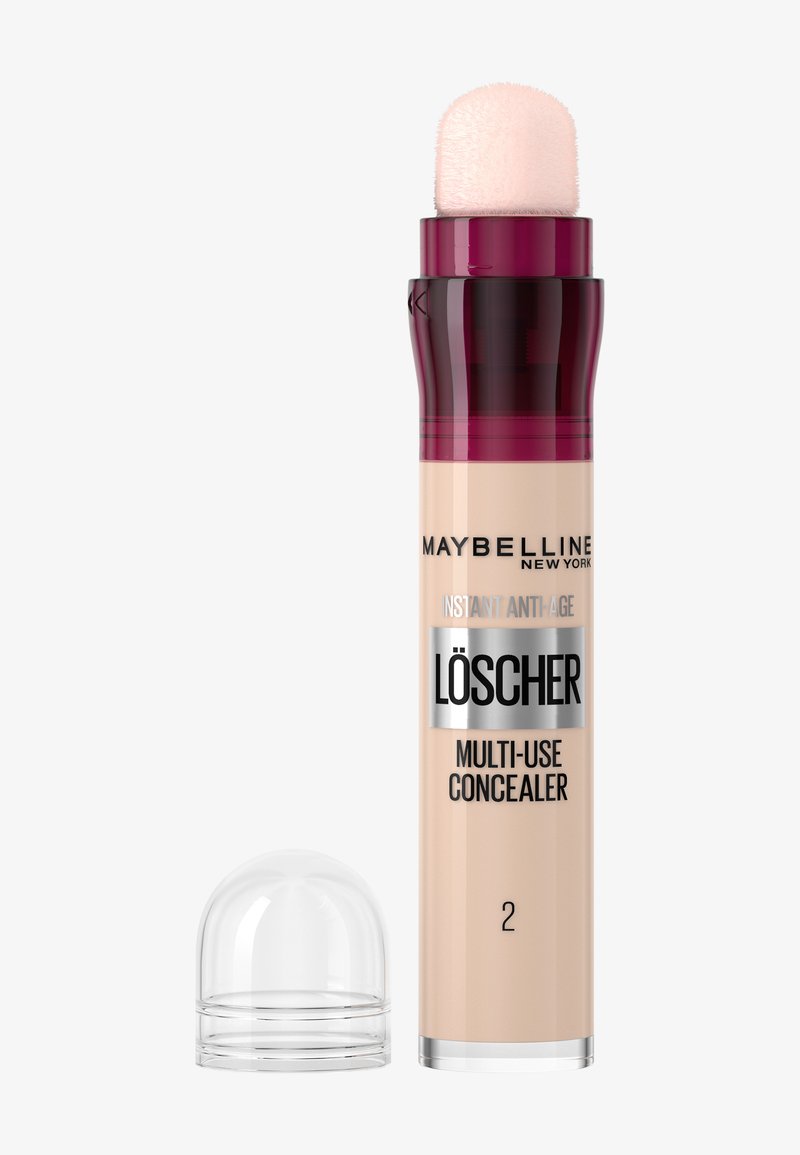 Maybelline Instant Anti Age Eraser Eye Concealer, Dark Circles and Blemish Concealer, Ultra Blendable Formula, 02 Nude