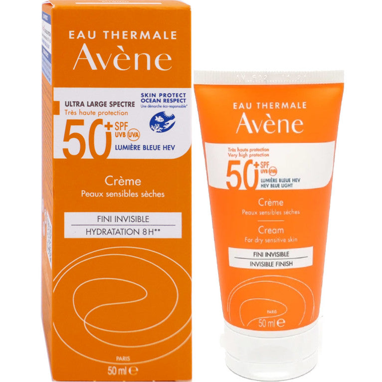 Avene-Cream SPF 50+ For Dry Sensitive Skin - 50ml