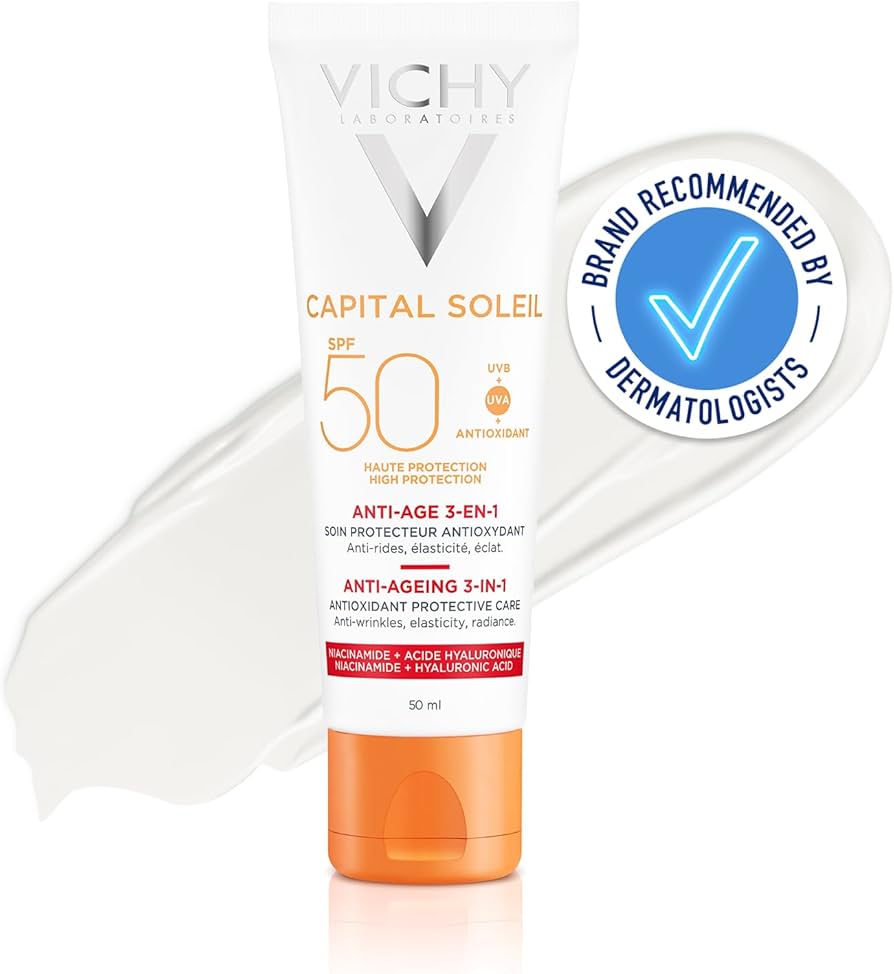 Vichy Capital Soleil Anti-Ageing 3-in-1 High Sun Protection for Face SPF50 50ml